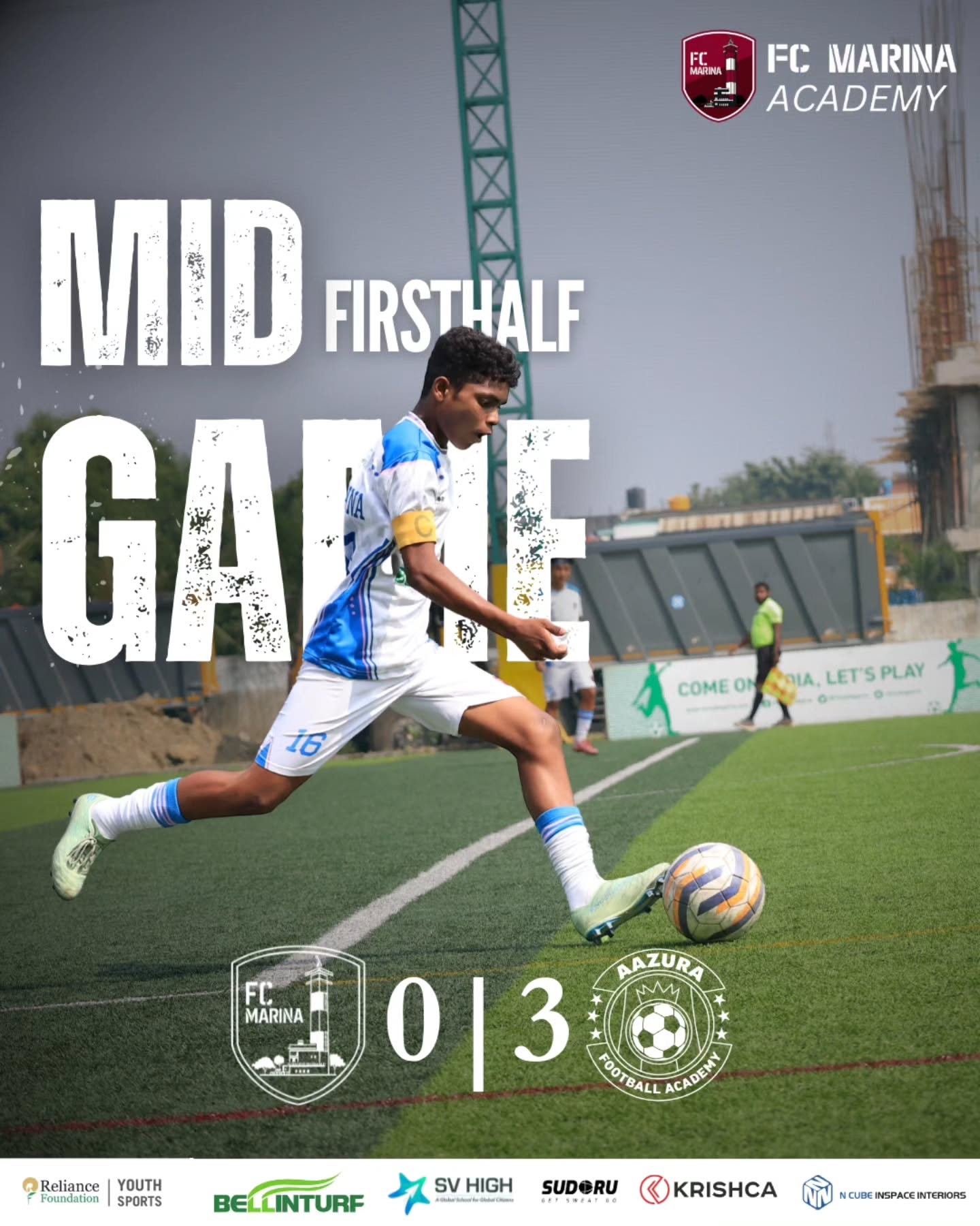 Halfway through the game💥
The response matters now.💫
#footballgames #fcmarinaacademy #MidGame