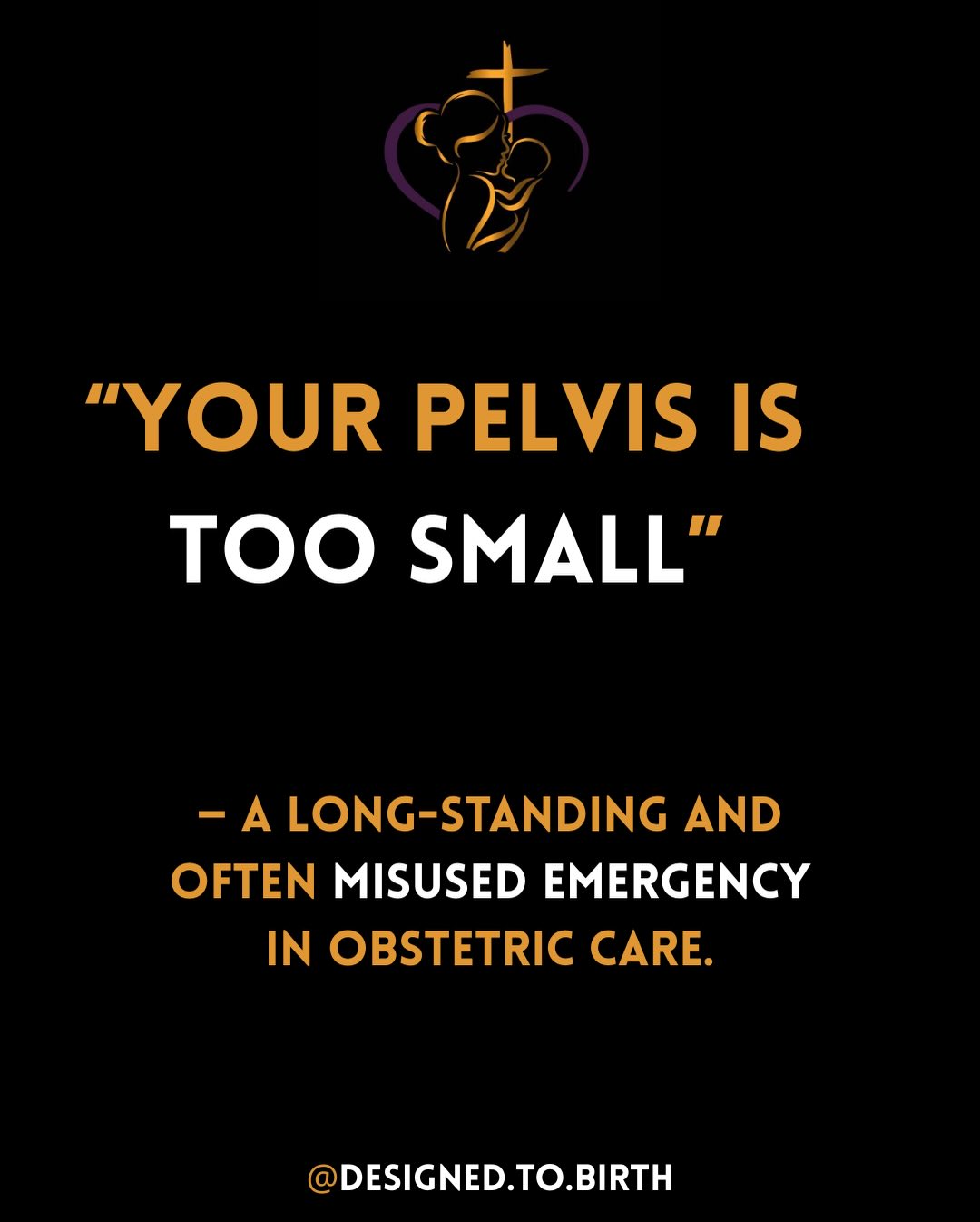 ‘Your pelvis is too small’
—a phrase that has led many women to unnecessary cesareans.
But the truth is, true CPD (Cephalopelvic Disproportion) is incredibly rare.
Your pelvis doesn’t shrink in labor; it’s designed to birth a baby if given the right support and time. ✨
Let’s shift the focus from blaming the body to understanding the real causes: impatience, interventions, and rushed timelines.
Every birth deserves compassion and understanding. ?
Swipe to learn more!
Like, Save, & Share!
Follow for more info
#designedtobirth #Godsdesign #womenempowerment #yourbodyisenough #birth