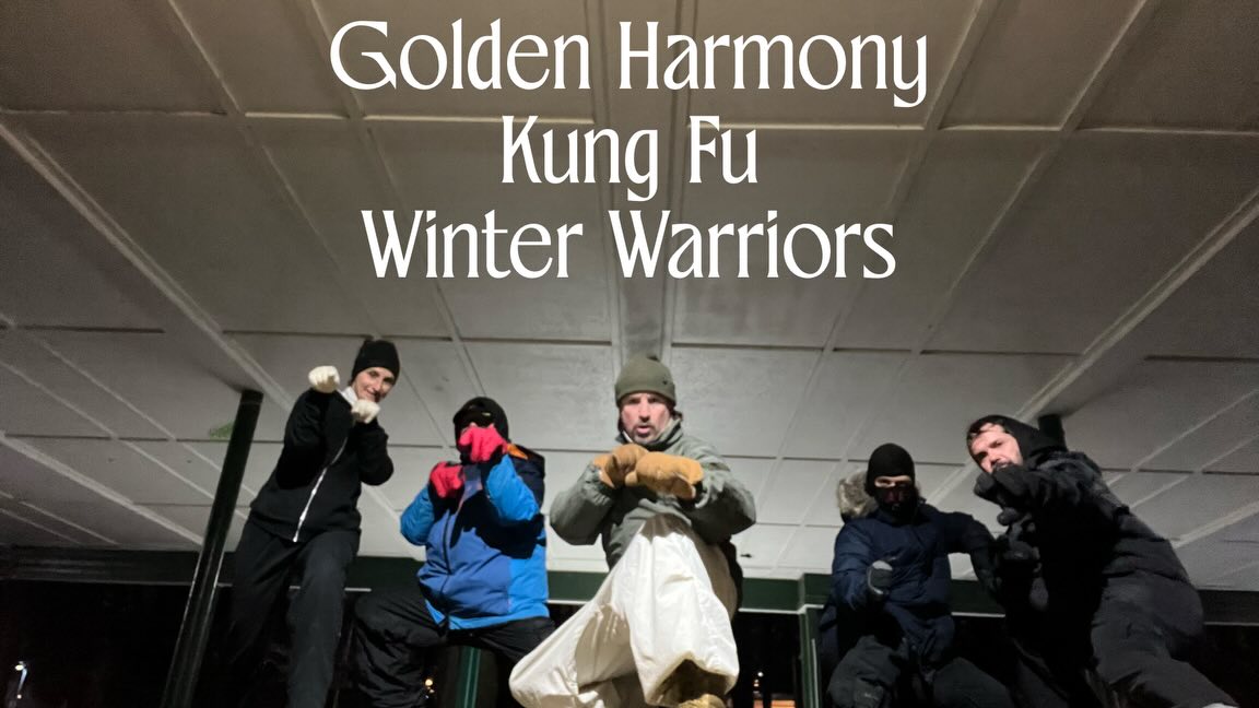 It’s long been a tradition of Golden Harmony kung fu to train outside all year long. Tonight these warriors trained in -21° weather without one complaint. Now thats true warrior spirit. Love, peace and harmony to you all.