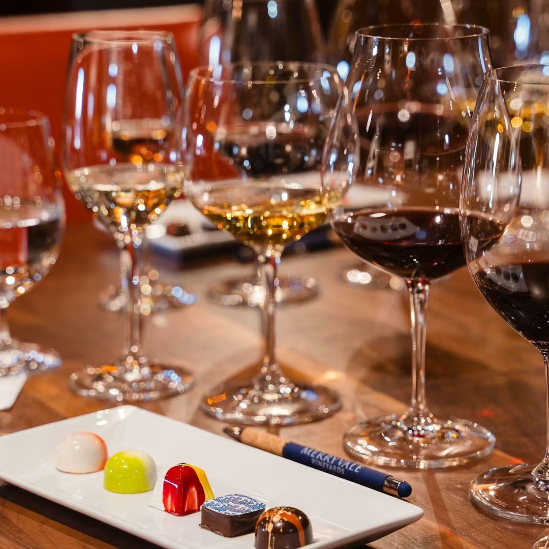Wine + Chocolate = instant happiness.
@merryvalevineyards is hosting a dreamy Wine & Chocolate Pairing experience from February through March, and it’s basically a love letter to your taste buds.
✨ Featuring Earth & Sky Chocolates (locally made in #NapaValley)
🍫 Enjoy 5 hand-selected chocolates perfectly paired with Merryvale’s current release wines
📍 Merryvale Vineyards | 1000 Main Street, St. Helena
💛 Complimentary for members
🍷 Non-members: $75 per person
Perfect for every occasion with friends and loved ones, or “I survived the week” celebrations. 😉
Spots will go fast — don’t miss this deliciously local experience!
#StHelenaEvents #WineAndChocolate #TreatYourself #NapaValleyMoments