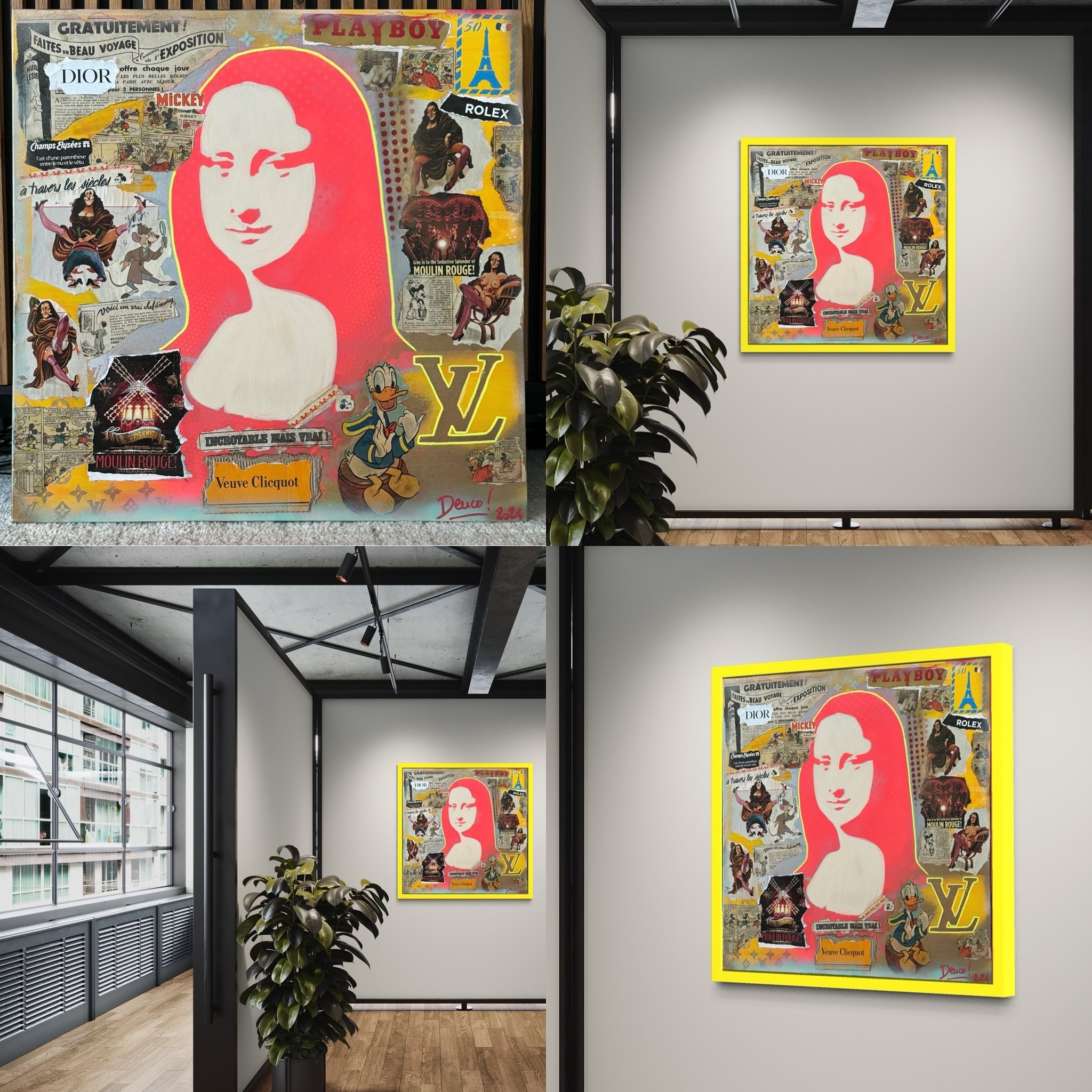 100x100 #popart #popartartist #monalisa