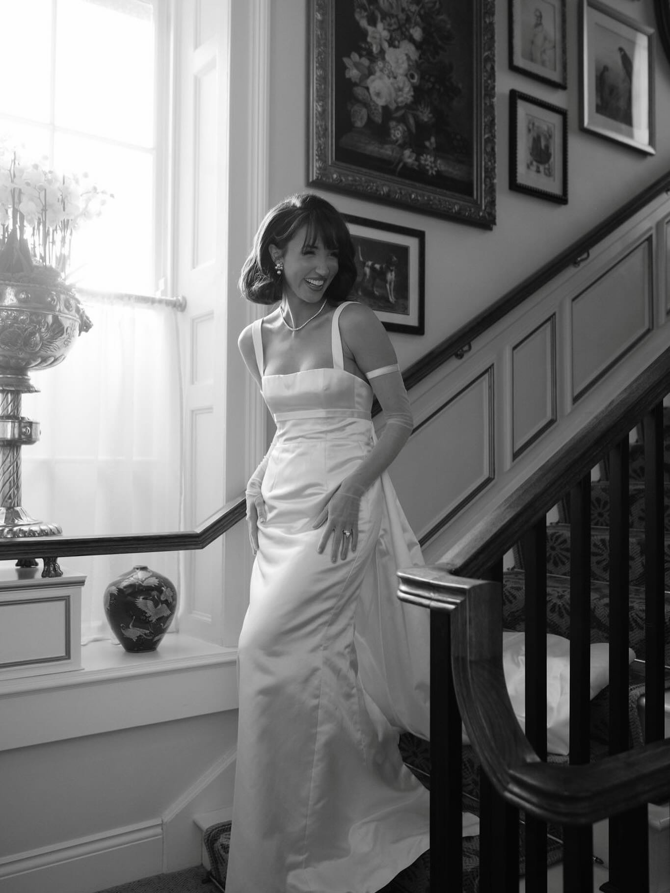 Second dress on and party mode activated 🪩 From ceremony to celebration… our absolutely gorgeous bride Megan was ready to party in her second dress of the day, a custom-made @peterlangner gown.
For her dress change, Megan chose a second gown with a more minimalist design: a column silhouette in silk duchesse, featuring a square neckline, delicate thin straps, and an elegant overskirt with pleats at the back.
Megan’s gown was handcrafted with meticulous attention to detail in a Milan atelier, where each stich and fold was carefully created to bring her vision to life.
Venue @grantleyhall_
Photos @charlottewisephotography
Videographer @tynegate_films
Floral designer @paularooneyfloraldesigner
Production @ultraliveav @evallanceuk
Marquee @englishmarqueecompany
Entertainment @ckgospelchoir @gfeltd @djnickdafunklive @emporiumlivemusic @stevie_ayton @eborquartet
Furniture @optionsgreathire
Draping @creativedrapingacademy
Stylists @wedlocks_ @morganmeechan_hairandmakeup
Dresses @brownsbride @peterlangner
Cake @mlbespokecakes
Invitation @cartaliastudio
Embroidery @oakhill_embroidery
Planning and design @daisyamodioevents