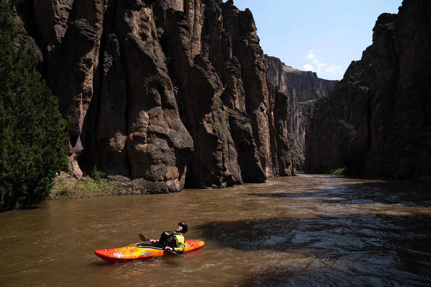 Sometimes it’s not about the whitewater or the adrenaline rush, but rather the time in between when your focus is upon the incredible landscape you are floating through. #awe #nature #landscape #kayak #kayaking #river #canyon #whitewaterkayaking #soakitup #adventure #explore #getoutdoors #yourshotphotographer @jackson.kayak @wernerpaddles @sweetprotection @sonyalpha @nrsweb @astralfootwear @immersionresearch