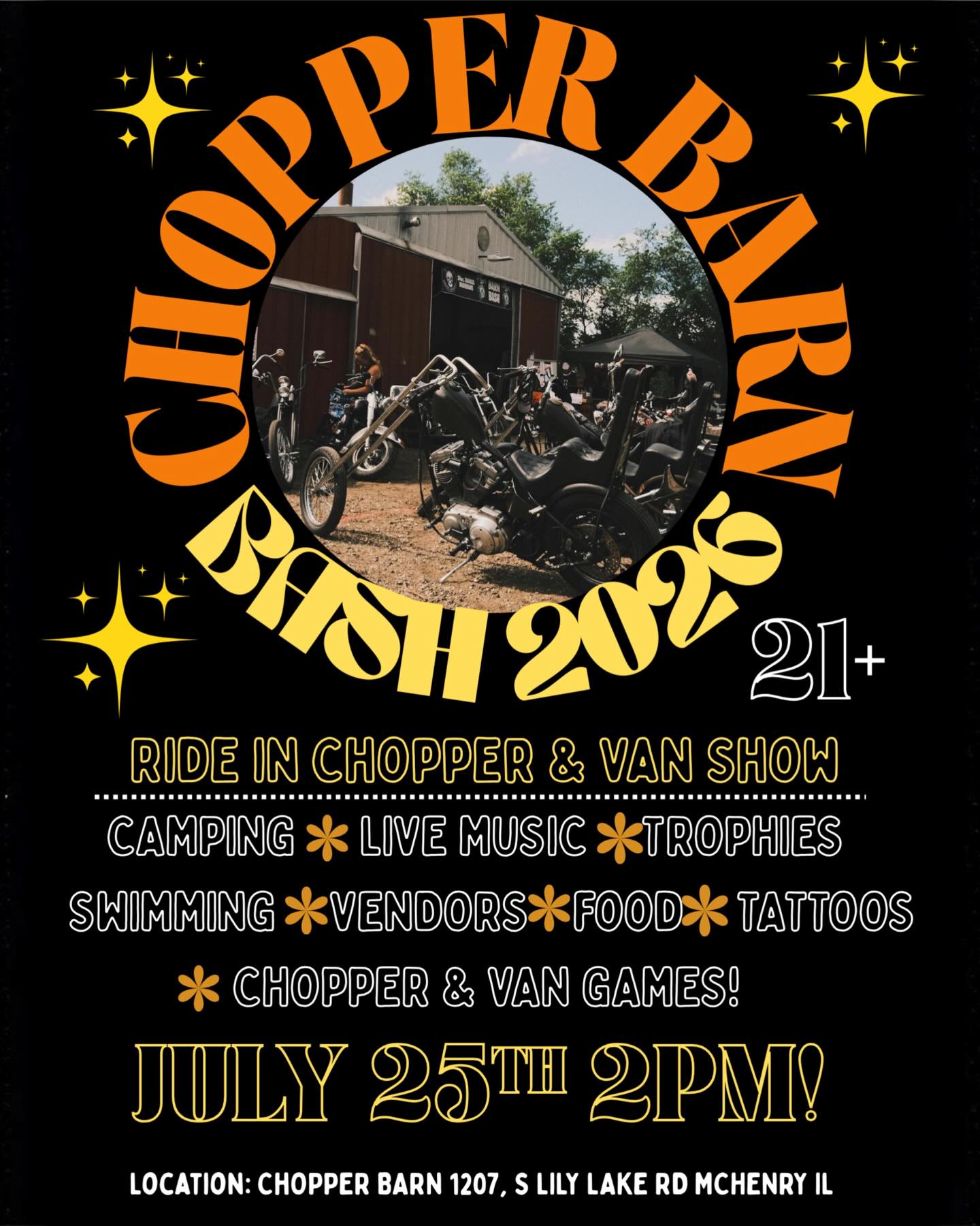 More more info follow our other page! @chopper__barn