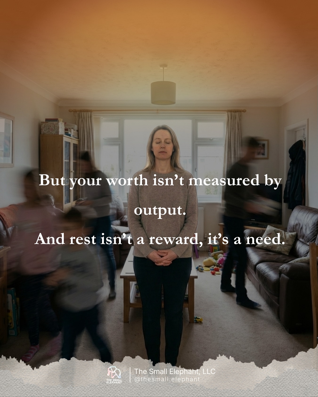 Somewhere along the way, moms learned that rest has to be earned.
That stopping means failing.
That slowing down means falling behind.
But your worth isn’t measured by output.
And rest isn’t a reward, it’s a need.
If this hits you in the chest, you’re not alone.
Does rest feel hard to allow yourself?
Send this to a mom who needs permission to pause.
#TheSmallElephant #GentleMotherhood #RestIsNotEarned #MomsNeedRest #WorthBeyondProductivity #YouAreNotAlone