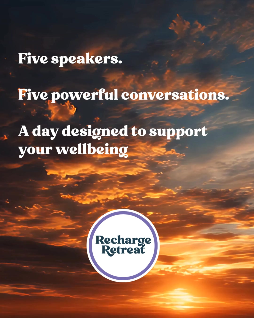 🌿 Five speakers. Five powerful conversations.
One uplifting day designed to support your wellbeing, inspire connection, and give you practical tools you can take into everyday life.
Join us at the Recharge Retreat for a carefully curated lineup of inspiring women sharing insight across fitness, food, courage, fun, and women’s health.
📅 Saturday 21 February 2026
📍 South Brighton Surf Club
⏰ 10:30am – 4:00pm
🎟 Tickets are available now:
www.realwomenrawstories.co.nz/rechargeretreat