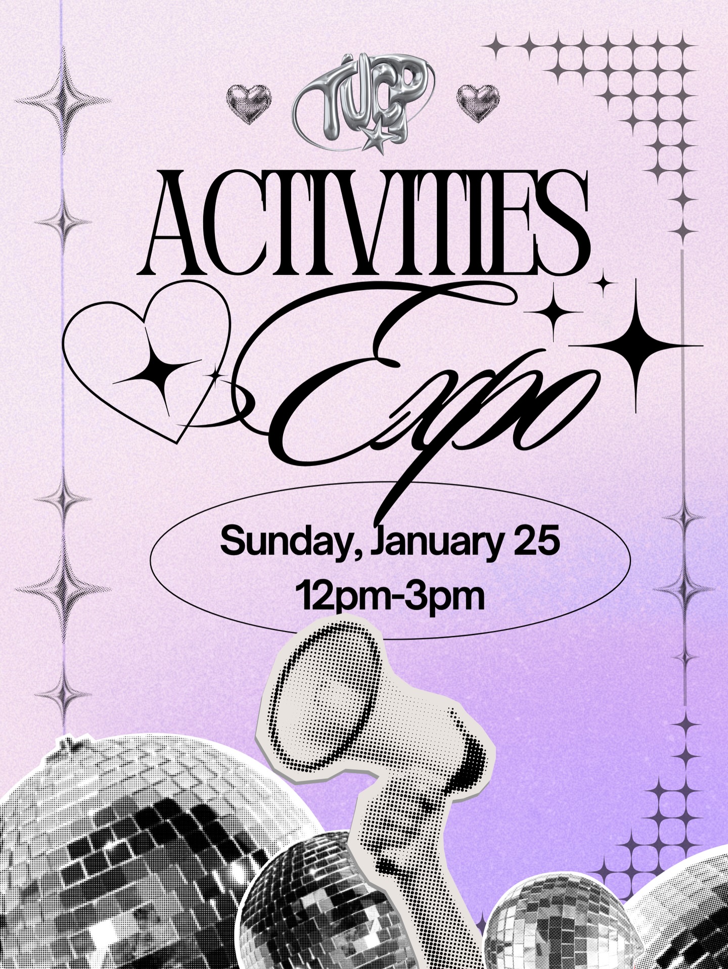 Interested in being part of the team that puts on TUCP events? 🎙️ Want to help bring our concert to life? We will be at the activities expo on Sunday, January 25th at Reily Rec Center from 12-3pm! If you have questions or just want to chat, we’d love to meet you 🤗