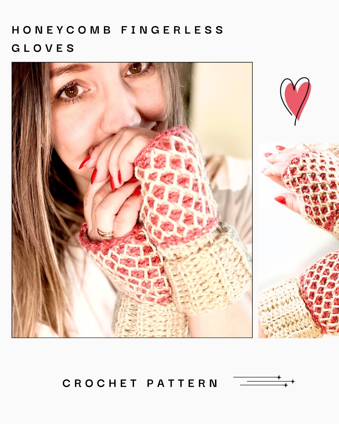 Honeycomb Fingerless Gloves 🧶🤍
These were such a joy to make.
Cozy, textured, and honestly just really fun to wear.
The pattern is beginner-friendly and fully adjustable — no complicated stitch counts, just getting into the rhythm and enjoying the process.
✨ Free pattern on the blog
✨ Ad-free printable PDF available
Comment HONEY and I’ll send you the links 🤍
#crochetgloves #fingerlessgloves #crochetpattern #crochetwinter #handmadecrochet #crochetlove #happyheartsy