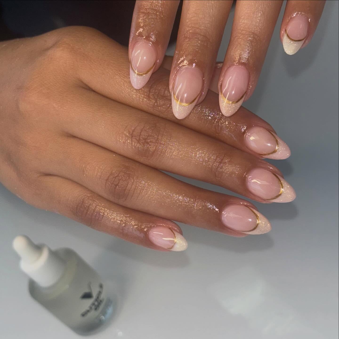 🥥🥭 @vbeautypure #cuticle #oil #frenchtipnails #cuticleoil #buildergel