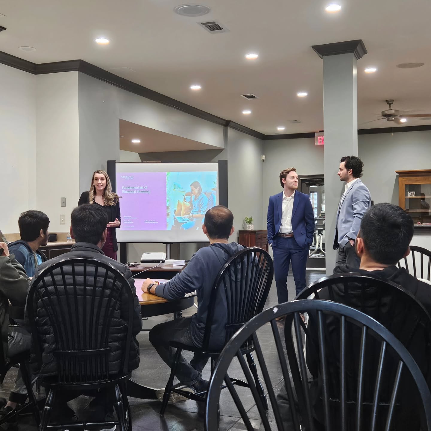 Good food, good company, and good financial tips ?β We always love learning together as a community!
Huge thanks to our friends at Mercer Advisors for sharing their time and expertise with us!