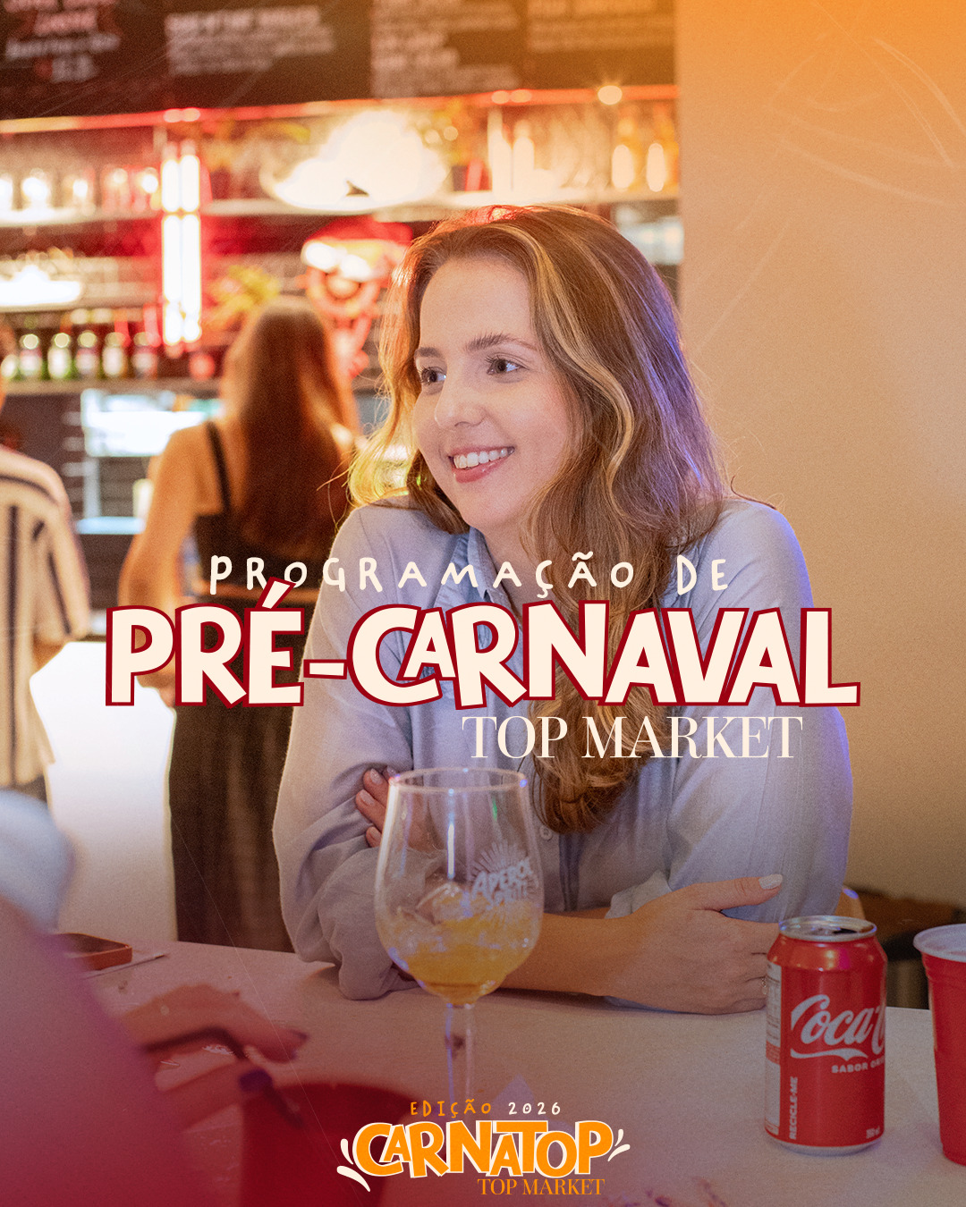 Ele está de volta! O Pré-Carnaval Top Market com muita música boa, um ambiente climatizado, perfeito pra curtir o melhor da gastronomia, enquanto curte bandas tradicionais! Bora? ??
Reserva sua mesa e não perde tempo!