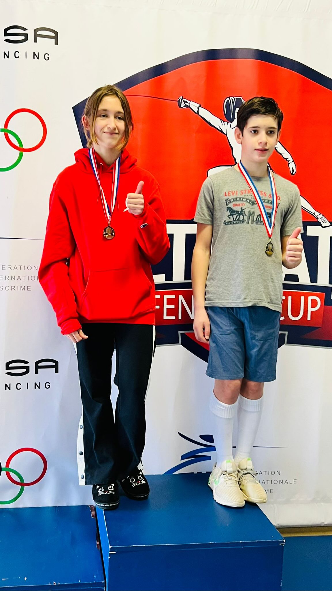 Ultimate Youth Epee Cup
Y14
Sam GOLD ๐ฅ
Ivanka got 5th place ๐
Great job ๐๐ฝ