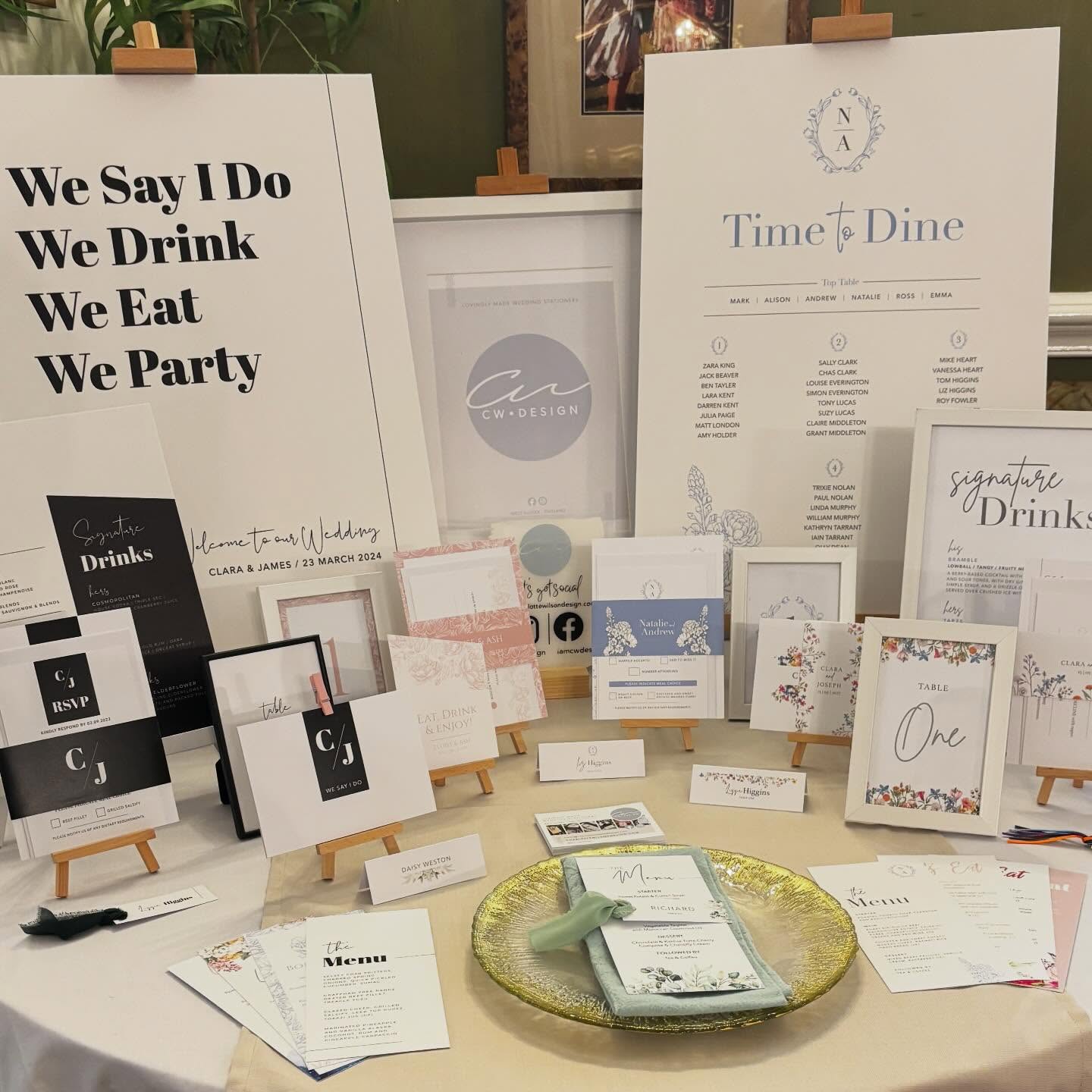 TAKING ORDERS FOR 2026 // Explore our beautiful collection of semi-customisable designs. Whether you prefer an exclusive invite-only style or a sophisticated two-item bundle, you’ll find an option that suits your needs. Take a look at our Studio Collection (link in bio) to discover the ideal invitation for your event.
Embarking on your On the Day stationery journey? We can design welcome signs, order of the day signage, table signs, and table setting stationery to match your theme.
Contact us today and start your wedding stationery journey 💌.
#weddingstationery #weddinginvites #weddingsignage #iamcwdesign