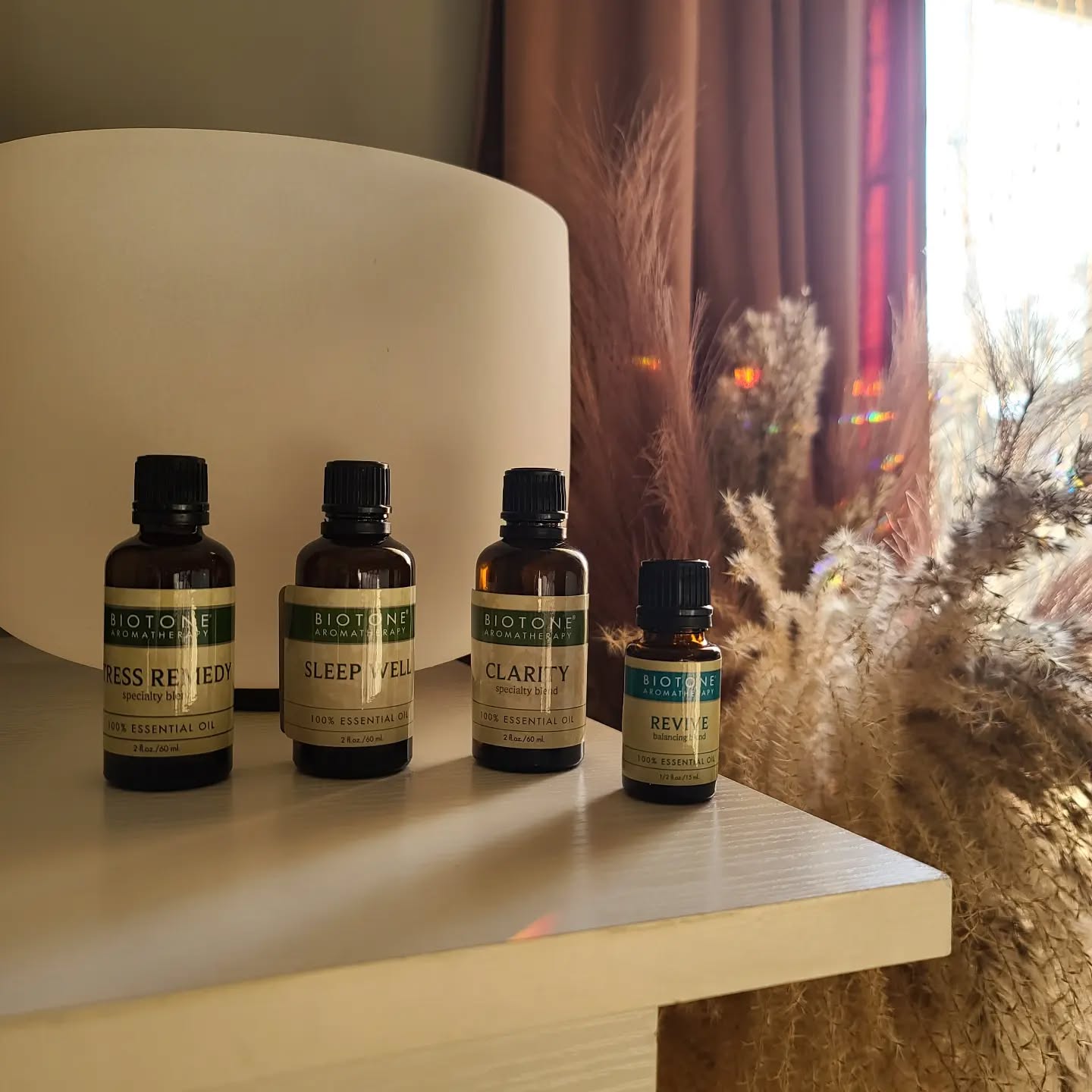 ?Essential oil blends from @biotone_products ?
?Stress Remedy
?Sleep Well
?Clarity
?Revive
Essential oils are a great way to drop ?? into a relaxed, centered, calm, peaceful, or grounding headspace/ state. Enhance your next massage with your favorite essential oil blend. ?