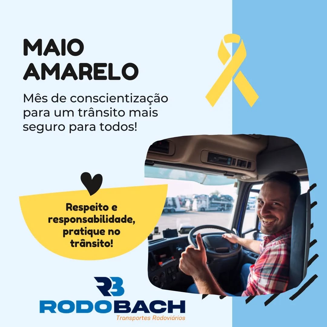 ??️?️? Maio amarelo é um movimento internacional de conscientização para redução de sinistros no trânsito que tem como objetivo colocar em pauta para a sociedade o tema trânsito, estimulando a participação da população, empresas, governos e entidades.
O trânsito deve ser seguro para todos em qualquer situação.