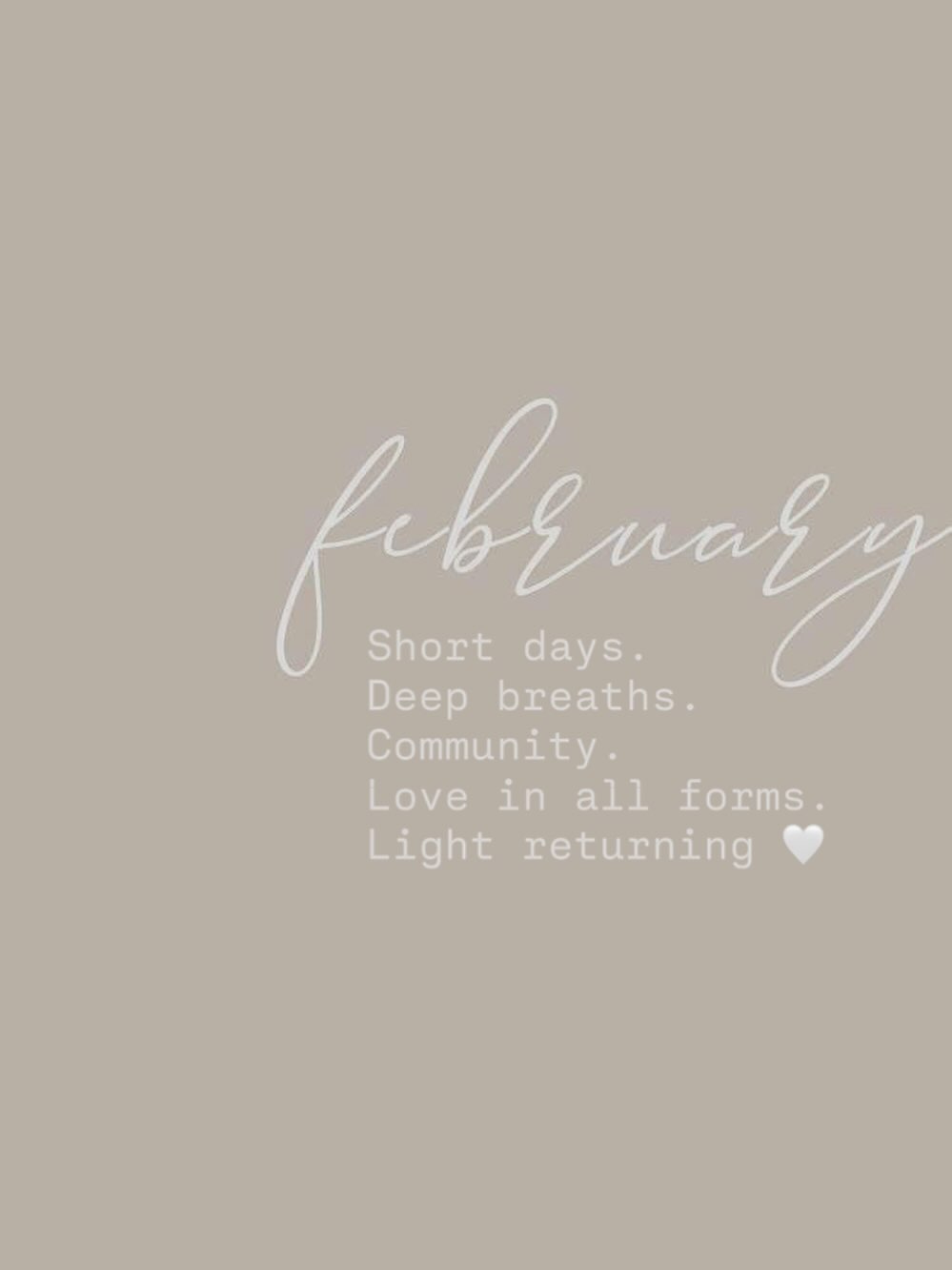 Another month, another reminder that yoga, breath, and community make everything a little lighter ?