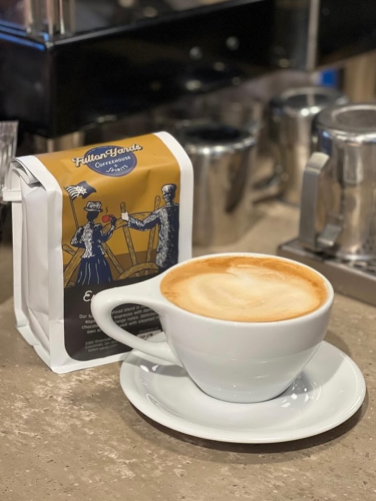 Did you know you can enjoy our coffee from the comfort of home? Stop in to purchase a bag of our coffee for your house! ☕️🏡