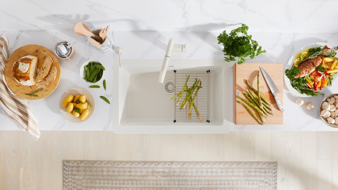 Through decades of research and development, #BLANCO has refined Silgranit into a #sophisticated sink material that is easy to clean and has a smooth stone-like feel. Embrace natural elements in your kitchen with a #Silgranit sink, available in a variety of styles and sizes. #kitchensink #luxurykitchens #kitchendesign