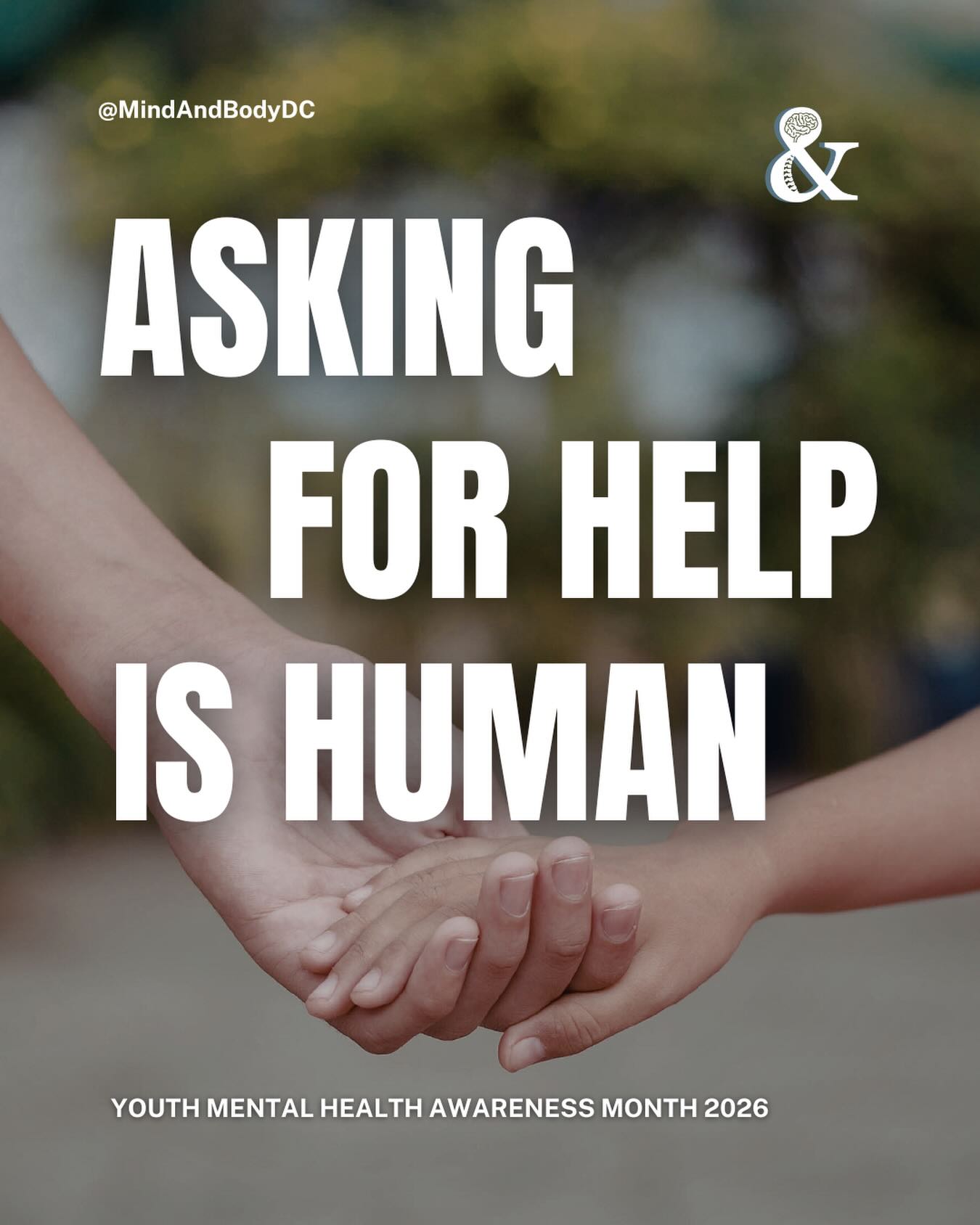 February is Youth Mental Health Awareness Month.
Young people carry more than we often realize. Stress, pressure, big emotions, and constant change are part of growing up and today, constant connectivity, social comparison, and social media pressures add another layer to the emotional load many youth are navigating.
Therapy isn’t about “fixing” a problem. It’s about helping youth feel heard, understood, and equipped to navigate life with confidence. Early mental health care can make a meaningful difference long before a crisis occurs.
Asking for help is not a sign of weakness.
It’s a sign of care.
Learn more about how Mind & Body Solutions DC can support your child or teen at the link in our bio.
#YouthMentalHealth #EarlyMentalHealthCare #NormalizeAskingForHelp #EmotionalWellBeing #MindAndBodySolutionsDC