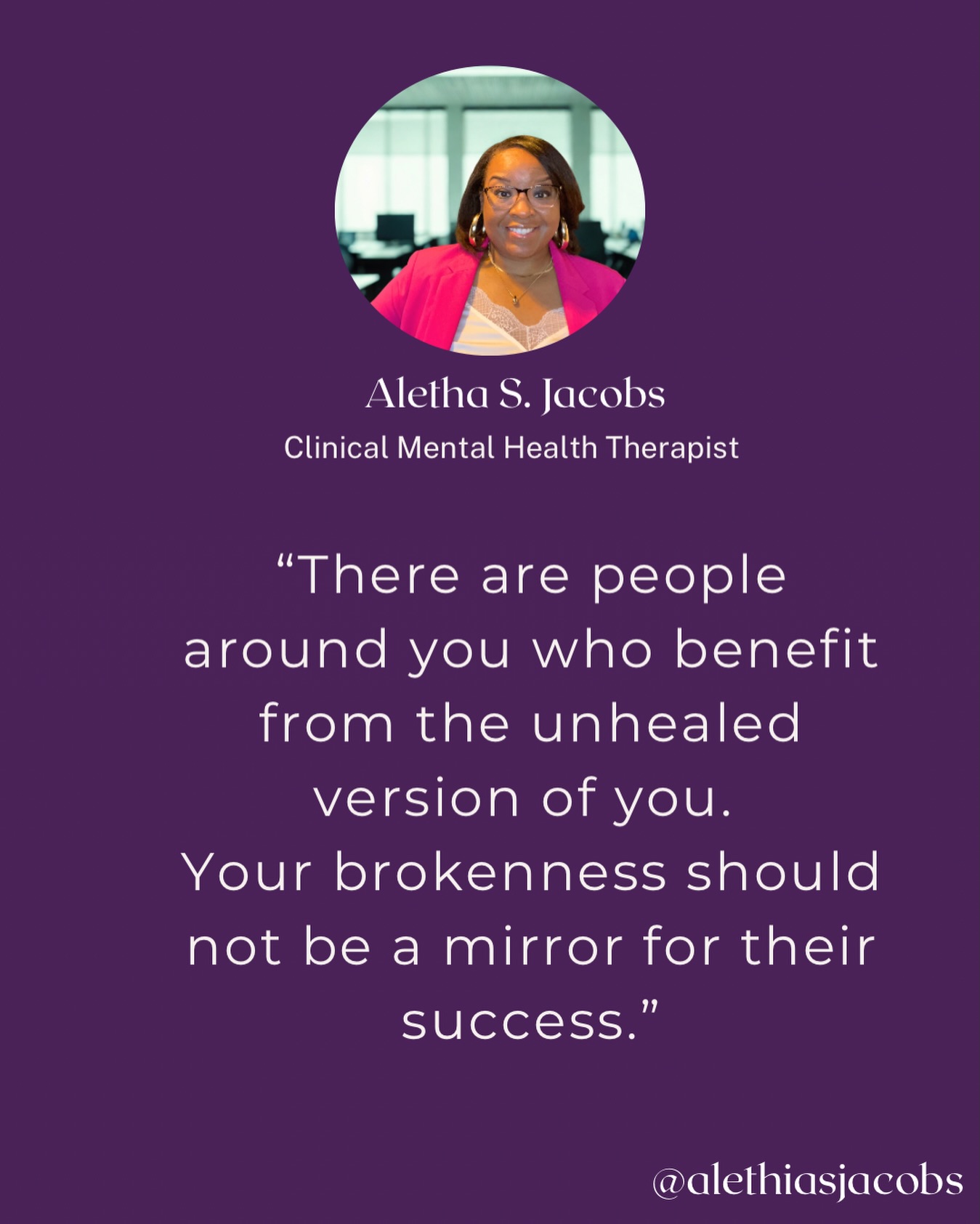 It’s Friday! Let’s get FREE!🙌🏾
✨Staying stuck and seeking validation only benefits others, not you! Have you noticed those friends who thrive on your struggles? They compare lives and bask in every setback you share. They think, ‘I’m doing better than them!’ because you opened up about your losses and dreams they can’t see.
Not everyone is like this, but we often overlook the ones who drain our energy. 🌟Remember, it’s not just a cliché; some people can’t go with you on your journey of growth. 🤎✨
Let’s uplift each other instead!
Can you identify people in your life who help you thrive?💪🏾💖 #Growth #LettingGo #positivevibes #therapistsofinstagram