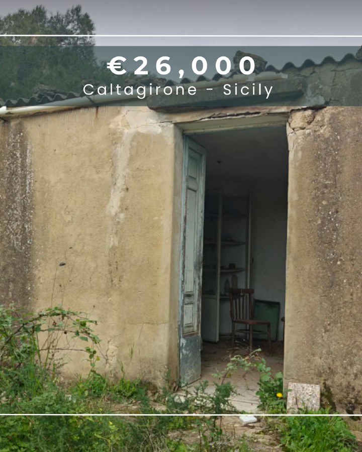 Set in the Sicilian countryside near Caltagirone, this well-priced rural property offers a solid starting point for a restoration project with plenty of land and long-term potential. The existing house includes two bedrooms and sits within a generous 10,000 sqm plot, ideal for self-sufficiency, gardening, or small-scale farming.
📍Caltagirone, Sicily
💰€26,000
🛌2 Beds
🛁1 Bath
🌱10,000m2 land
🏡100 m2
🔌Mains
💦 Well
For more info give us an email at info@offgridonlyspain.com and quote REF EU1DUEQU🖤
#offgridspain #offgridhomespain #forsalespain #ruralhomespain #offgridlivingspain #expatspain #countryhomespain #selfsufficentspain #selfreliantinspain #liveoffgridspain #offgridliving #buyhousespain #spain #liveinspain #movetospain #igersspain #spainiswonderful #cheapspanishhomes #buyspain