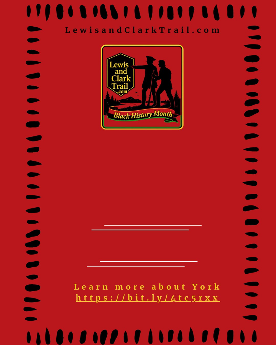 Black History Month
Explore more at the The Griot Museum of Black History in St. Louis, MO.
https://www.thegriotmuseum.com/
Learn more about York
https://bit.ly/4tc5rxx
#york #lewisandclarktrail #history #blackhistorymonth2026 #lewisandclarkexpedition