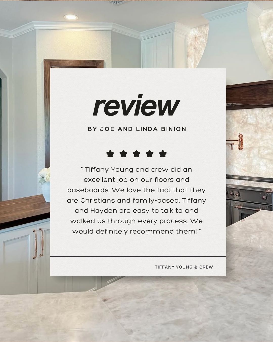 We truly love hearing from our clients, because to us, you’re more than clients, you’re family. Thank you for trusting Tiffany Young & Crew with your homes and for sharing your kind words. They mean everything to us.
#tiffanyyoungandcrew #clientreviews #mansfieldhomeremodel #dfwconstruction