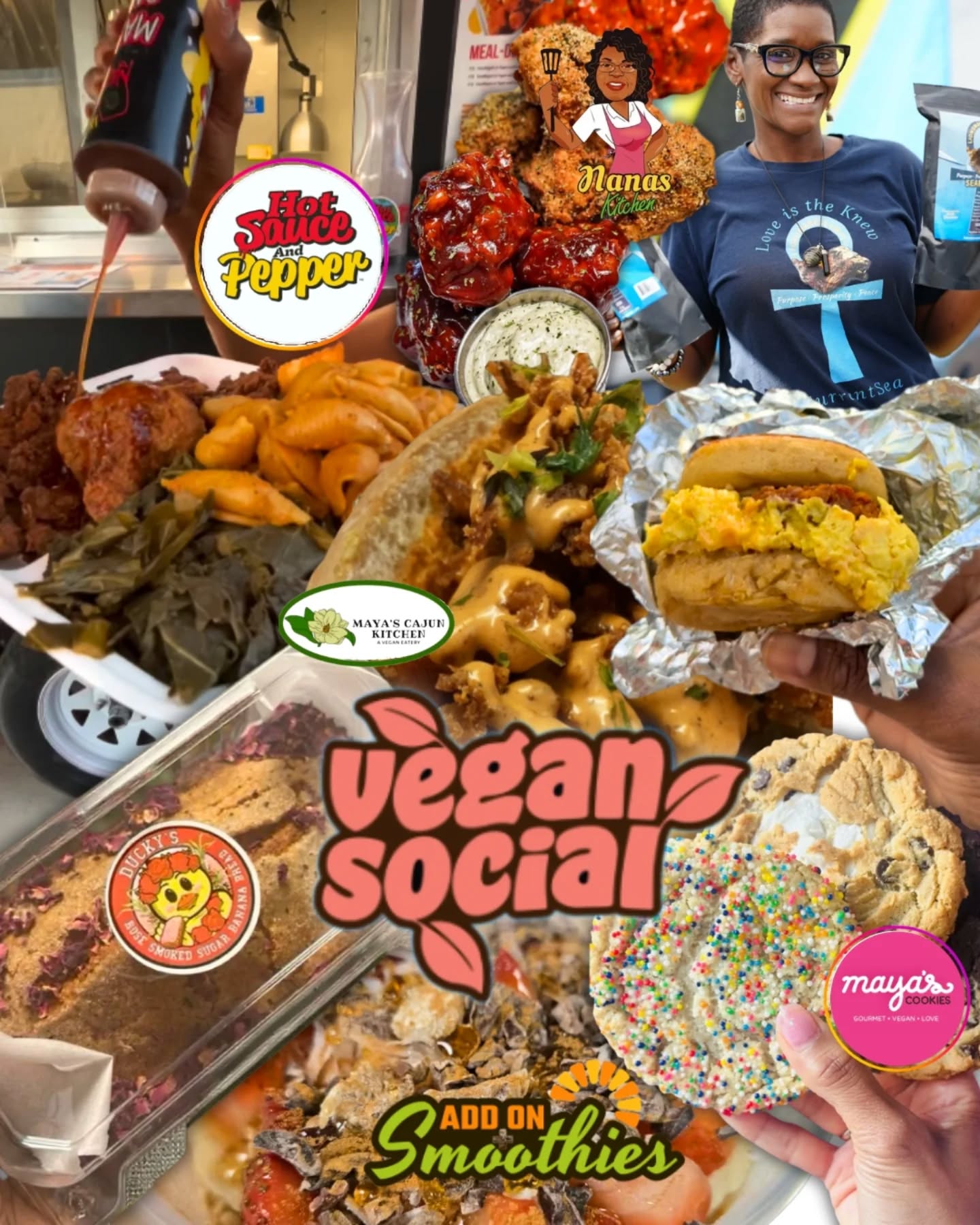 Happy Black History Month.
We’re truly honored to play a small part in @ThatVeganSocial happening this Saturday at green/nami. This event is powered by so many incredible Black entrepreneurs.
If you’re coming through, take a moment to really show up for them.
Follow their pages.
Try something new.
Tell a friend.
Come back again next month (or next week for Vegan Social Brunch).
Some of the amazing businesses you’ll find at The Vegan Social:
✨ @Duckys_pineapplebananabread
✨ @HotSaucenPepper
✨ @NanasKitchenC
✨ @ThiccAssVegan
✨ @MayasCajunKitchen
✨ @mayascookiessandiego
✨ Make sure to check out @baked_chemistryvegan at @dtphxfarmersmarket too!
…and so many more doing beautiful, delicious work.
Support doesn’t have to be loud to be powerful. It can look like a purchase, a repost, a recommendation, a conversation.
And if you’re looking for something nourishing beyond the plate, spend some time with James Baldwin:
Go Tell It on the Mountain
Giovanni’s Room
The Fire Next Time
Notes of a Native Son
If Beale Street Could Talk
We can’t wait to celebrate together this Saturday. 💫