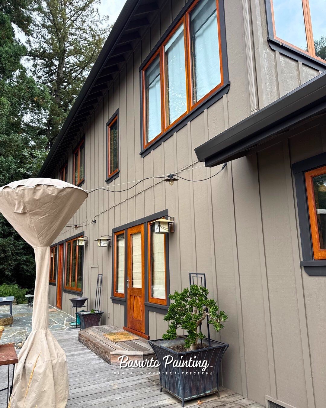 Does your wood look a little dry?
Exterior wood needs regular upkeep to stay protected and look its best. A thoughtful refresh and re-stain restored depth and richness to this Los Gatos home, helping the exterior feel renewed.
Routine wood upkeep goes a long way in preserving character and extending the life of exterior finishes.
Beautifying, protecting, & preserving the Bay. The BP way.