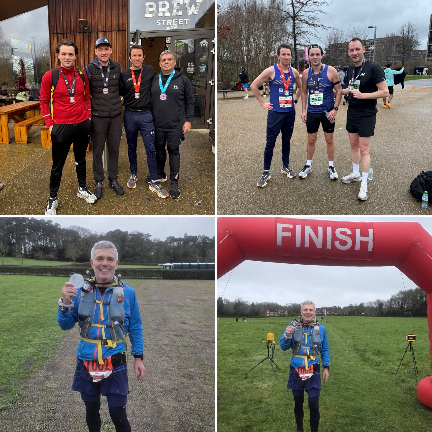 A great #medalmonday from a number of our @4performanceuk team this past weekend.
First up, we had Glen who completed the 2 day 66 mile Pilgrim XNRG Ultra (33 miles each day). 💪
Then at @runthroughuk 5 and 10k in the Olympic Park Stratford, we had Jon, Marc, Bill and Owen all recording impressive finishes.
Great work team 💪
Team: @jon_warren_tri @sunshine_nutrition_ @aspiresportpsych_pt @kp_trail_adventures
Partners: @youngagain_cycles @otesportsgb @nrgchains @rideparcours @zone3official @bikeboxalan @completephysio @nopinz @thealtitutecentre @evolve.aero