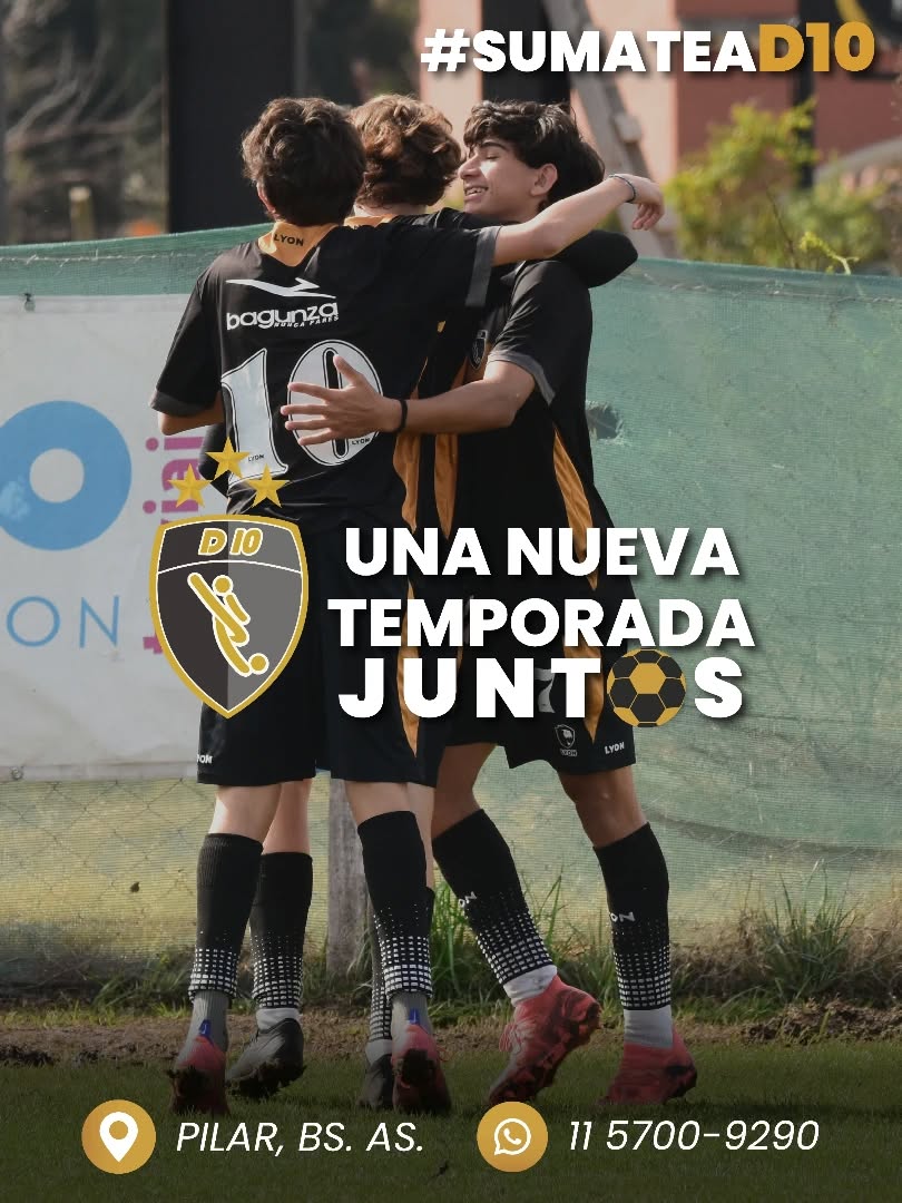 ?¡ES HOY! Nos volvemos a encontrar para disfrutar de esta pasión⚽
Iniciamos una nueva temporada de entrenamientos con la misma fuerza de siempre y objetivos renovados?
↪️Si querés ser parte de D10 F.C. escribinos al
11 5700-9290 y te pasamos info.
D10 Football Club
#MásQueFútbol
#d10fc #iniciodeactividades #futbolpilar #academiafutbol
@empanadas.morita @sportlyon_ind @lyonoficial.ok @360player @menottiescuela @paramedic.arg @coerverargentina @telviso.ar @somos.imowi @elparmegiano @cacmaterialeselectricos @gaseosasecco