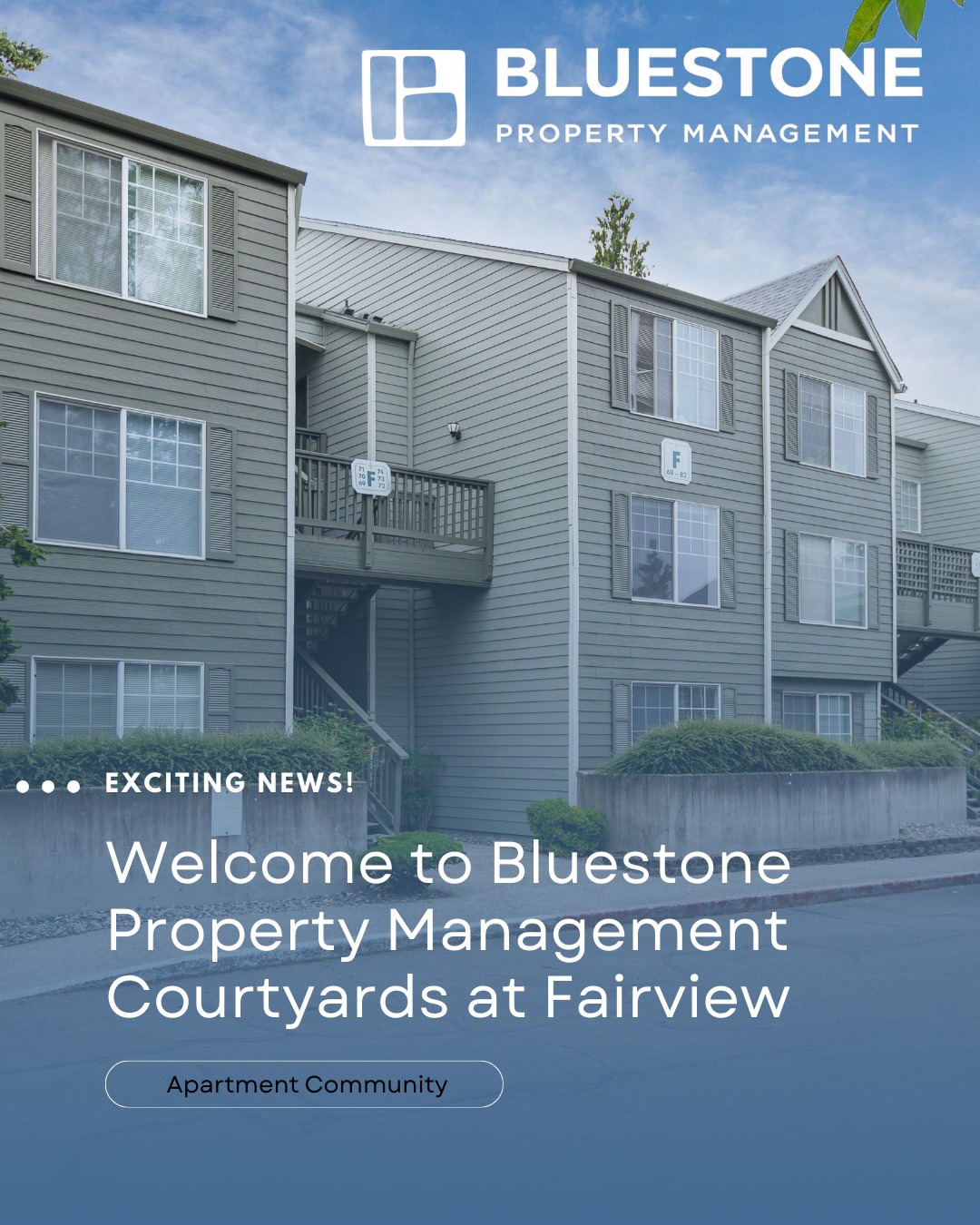 We’re thrilled to welcome The Courtyards at Fairview and all of its residents to the Bluestone family!
This beautiful community in Fairview, Oregon features thoughtfully designed homes with in-unit washer/dryers, wood-burning fireplaces, oversized patios and balconies, and resort-style amenities like a seasonal pool, fitness center, clubhouse, and multiple dog parks — everything residents need to live comfortably and connect with neighbors right at home.
To our new residents: welcome home. We’re excited to support you and help make your experience exceptional. Here’s to new beginnings and great community!
link in bio to view website and availability.
#BluestoneLiving #WelcomeHome #CourtyardsAtFairview #CommunityFirst