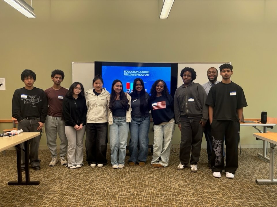 Monday, 3/23, marked the first in-person EFJP meeting, with fellows from high schools across Montgomery County! Students were able to get to know each other, learn about popular education, and assign everyone’s first roles for the program!
