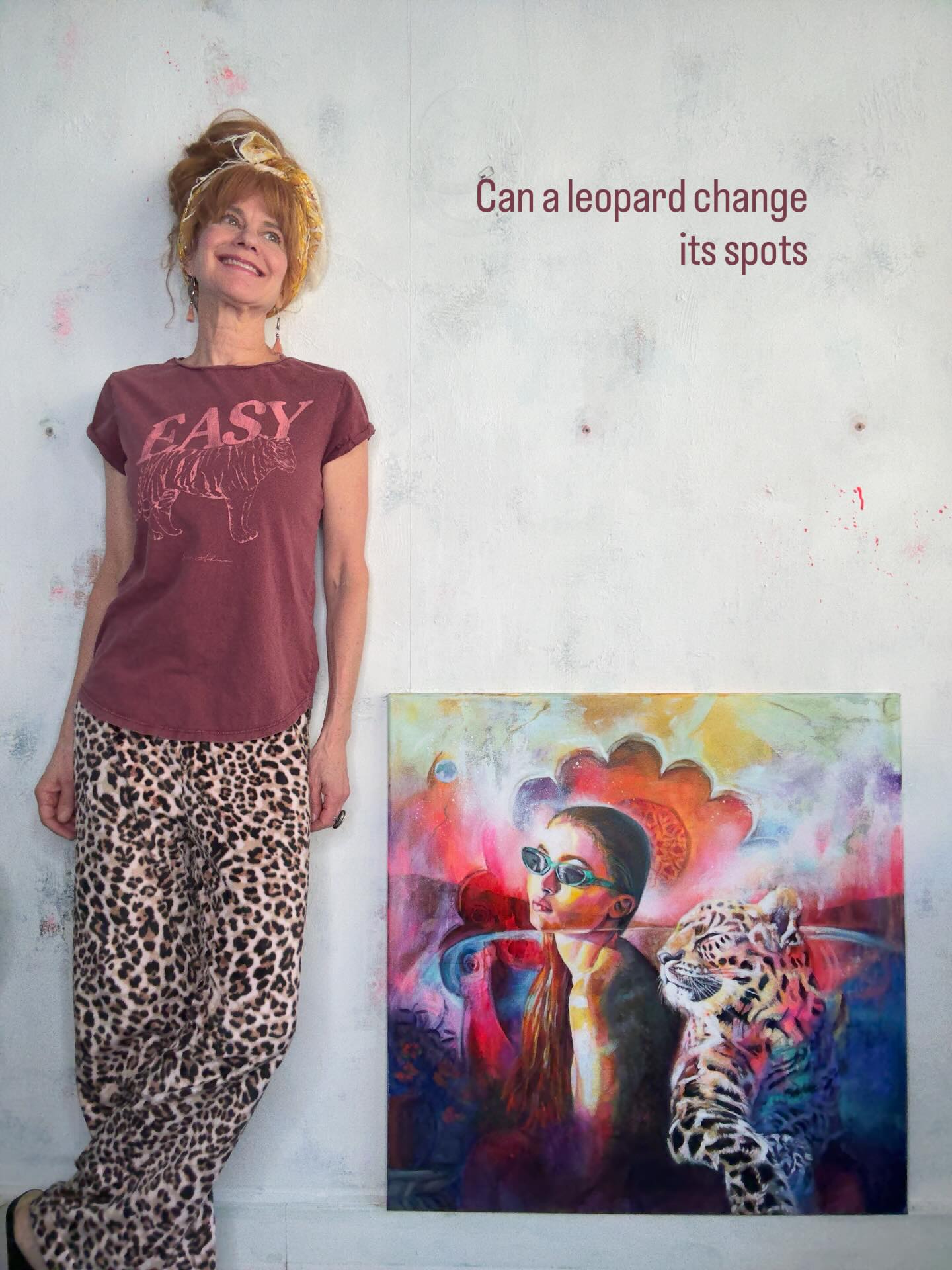 Can a leopard change its spots… or does it just keep finding new ways to show up?
I might have a thing for them.
Layers and texture, with subtle surprises.
The kind you see differently over time.
And yes… it does seem to make people smile.
Original artwork available
#soulfulart #leopardart #swissartist #mixedmediapainting T.shirt from #edenashramofficial