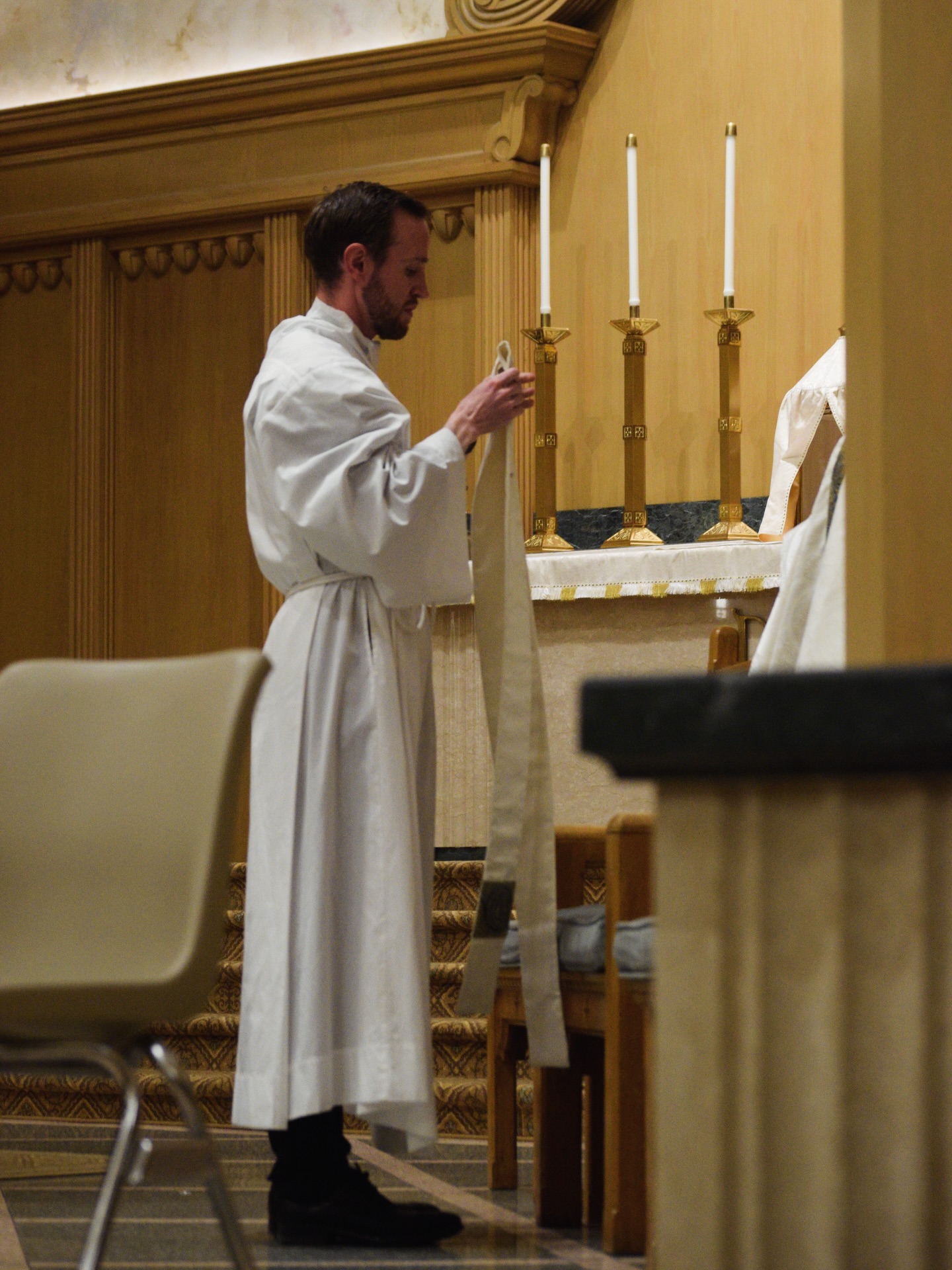 “He took a towel and tied it around his waist.
Then he poured water into a basin
and began to wash the disciples’ feet
and dry them with the towel around his waist.…
So when he had washed their feet
and put his garments back on and reclined at table again,
he said to them, “Do you realize what I have done for you?
You call me ‘teacher’ and ‘master,’ and rightly so, for indeed I am.
If I, therefore, the master and teacher, have washed your feet,
you ought to wash one another’s feet.
I have given you a model to follow,
so that as I have done for you, you should also do.”
-John 13: 1-15
