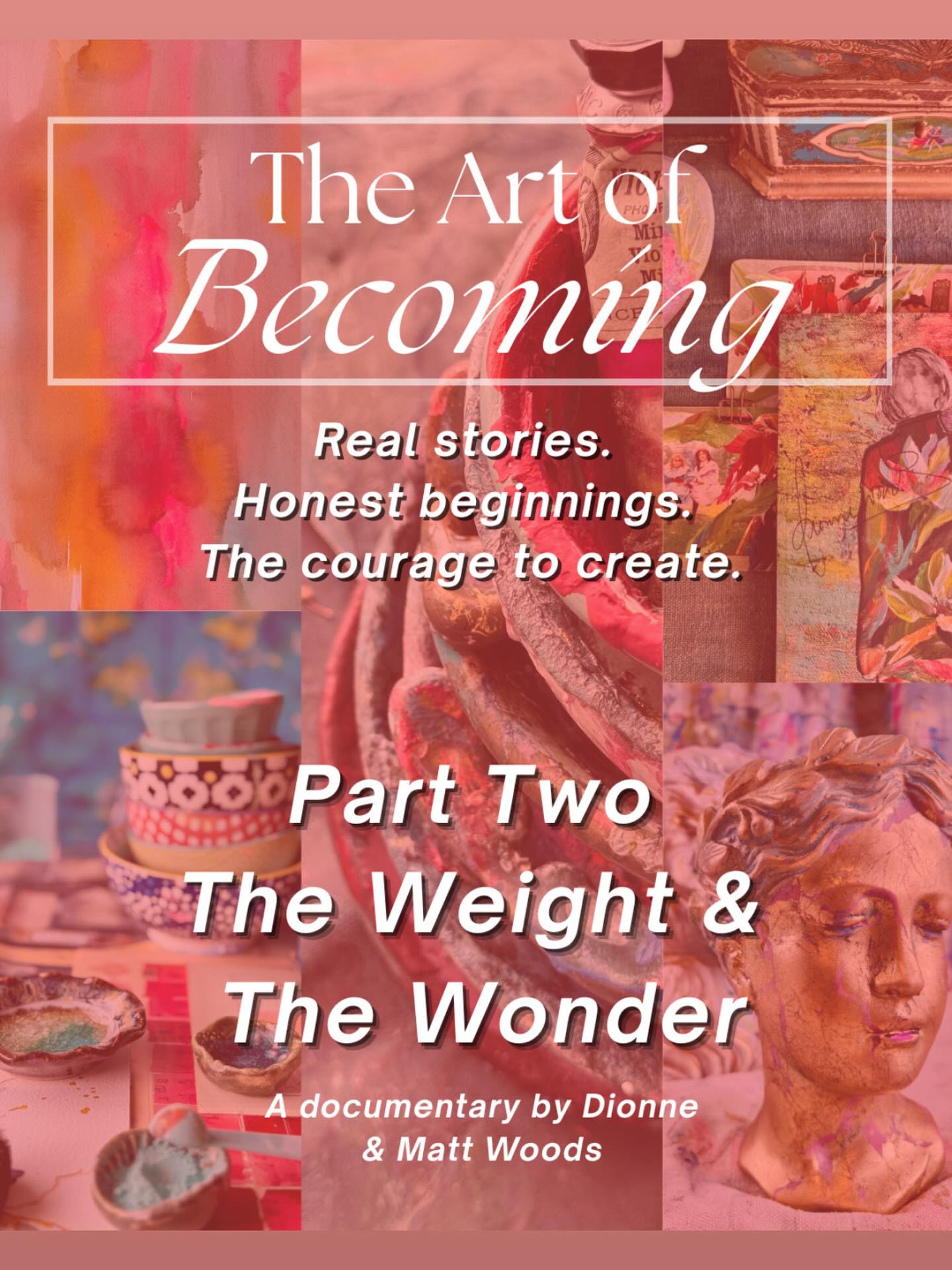 The Art of Becoming - The Weight & The Wonder.
In Part 1 (The Spark Within), we explored where creativity begins.
In this chapter, we step into something deeper, the messy middle of becoming.
I’m part of this film alongside 13 creative women, sharing the unseen side of the journey, doubt, grief, identity shifts, pressure and the questions that surface when life changes.
It’s the part where many stop… but also where things begin to transform. #theartofbecoming