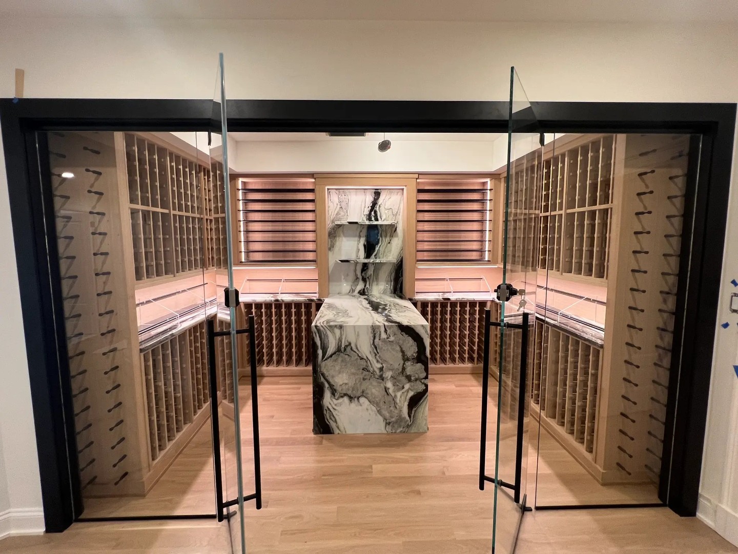 Scale, craft, and a stone slab that earns every second of attention.
This wine cellar speaks for itself.
#CabinJohnBuilders #LuxuryHomeBuilder #WashingtonDC #CustomHomes #WineCellar #WineRoom #CustomBuilt #Craftsmanship #HighEndHomes #CustomMillwork #StoneWork #DCBuilder