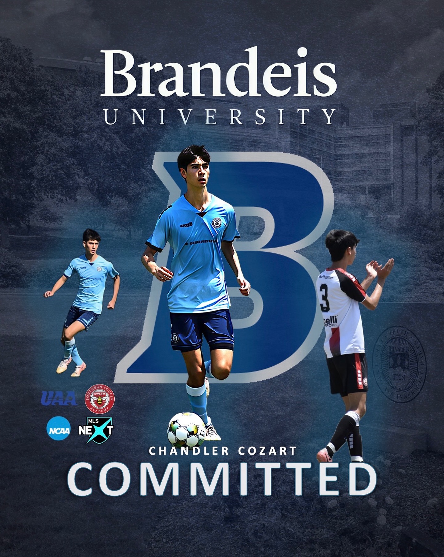 Committed! ?⚽️
Congratulations Chandler!