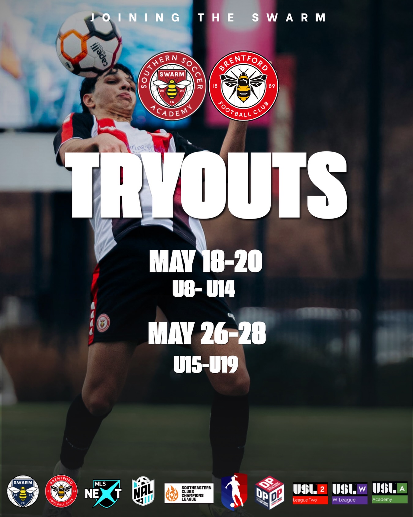 Join The Swarm ?
Interested in representing The Swarm? 26/27 team tryouts will start May 18 through May 28! Pre-register today to secure your tryout spot in our premier platform evaluations!
Link in bio ?