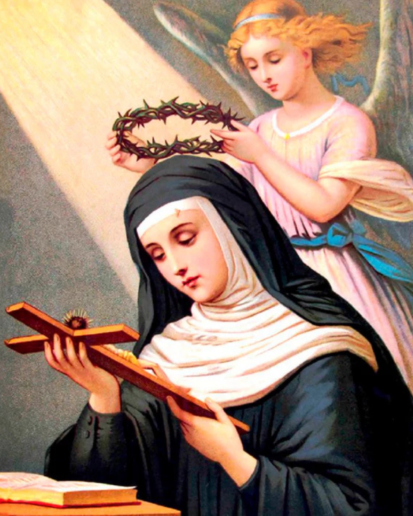 Today we honor Saint Rita of Cascia, who carried the love of Christ in a beautiful and painful way. After years of prayer and devotion, she received a wound on her forehead from the Crown of Thorns, sharing in Jesus’ suffering with great humility and faith. Known as the saint of impossible causes, St. Rita reminds us to trust God even through life’s hardest moments.