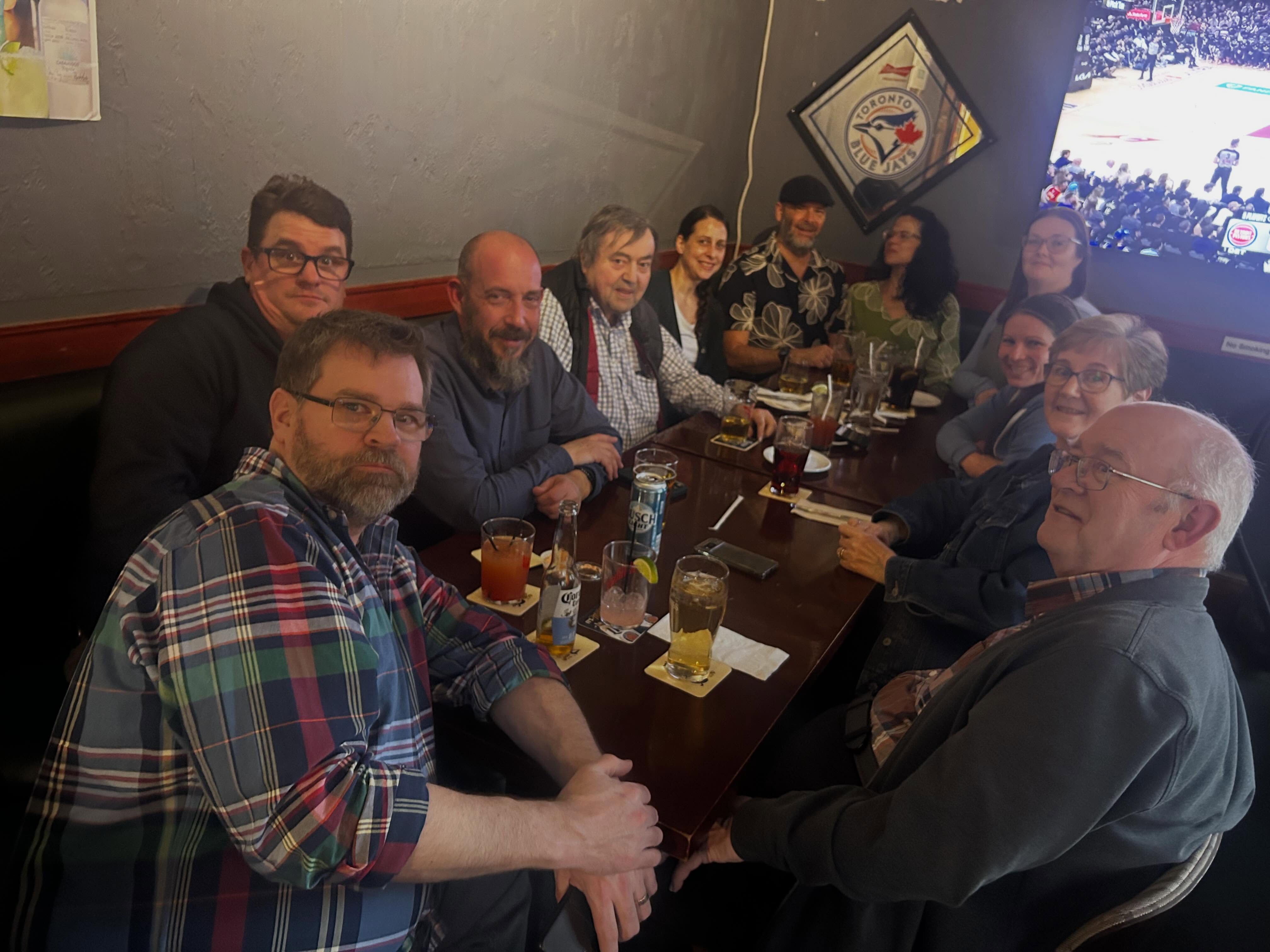 On May 15th, 2026 the brethren, friends, and family of @number40_ got together @catandfiddlehamilton for some fellowship and fun! #masonicfamily #hamilton #brotherhood #ontariomasons