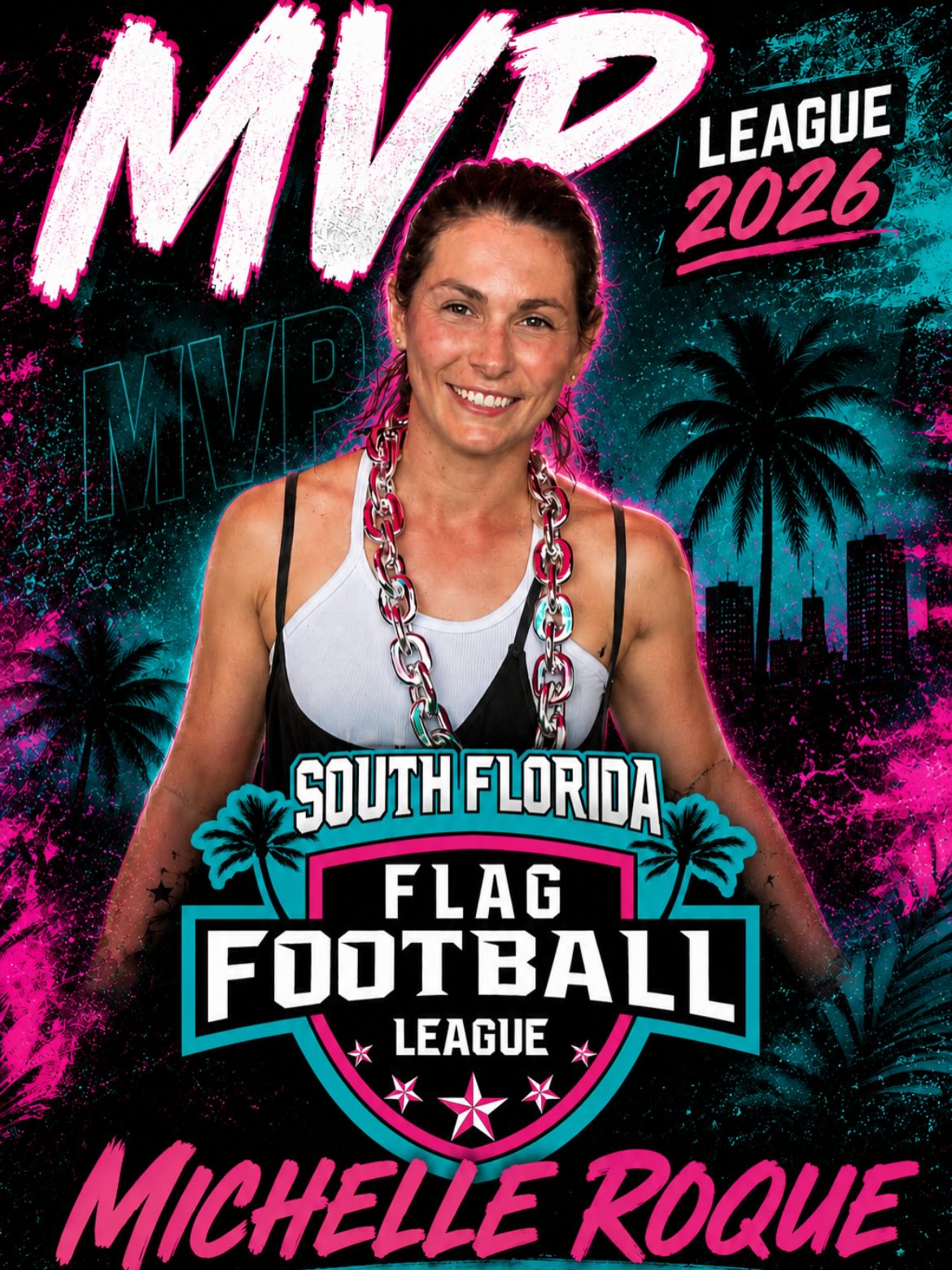 ? 2026 South Florida Flag Football Award Winners for our woman’s plus division ?
? MVP @michelleroque
? PLAYOFF MVP rose
? RISING STAR @yrg.angell
? BEST BLOCK @kourtneytrainor
? LAST CALL LEGEND @amybethboutin
? ROOKIE OF THE YEAR @brooke
? BEST RUSHER @silviad15_
? DEFENSIVE MVP @3nellie
? OFFENSIVE MVP @fitwlinsley
? QUEER LEADER @finkster3507
Drop some love for our award winners in the comments! ??
#SouthFloridaFlagFootball #SFFF #AwardWinner #BestRusher #QueerLeader FlagFootball SouthFloridaSports FootballFamil