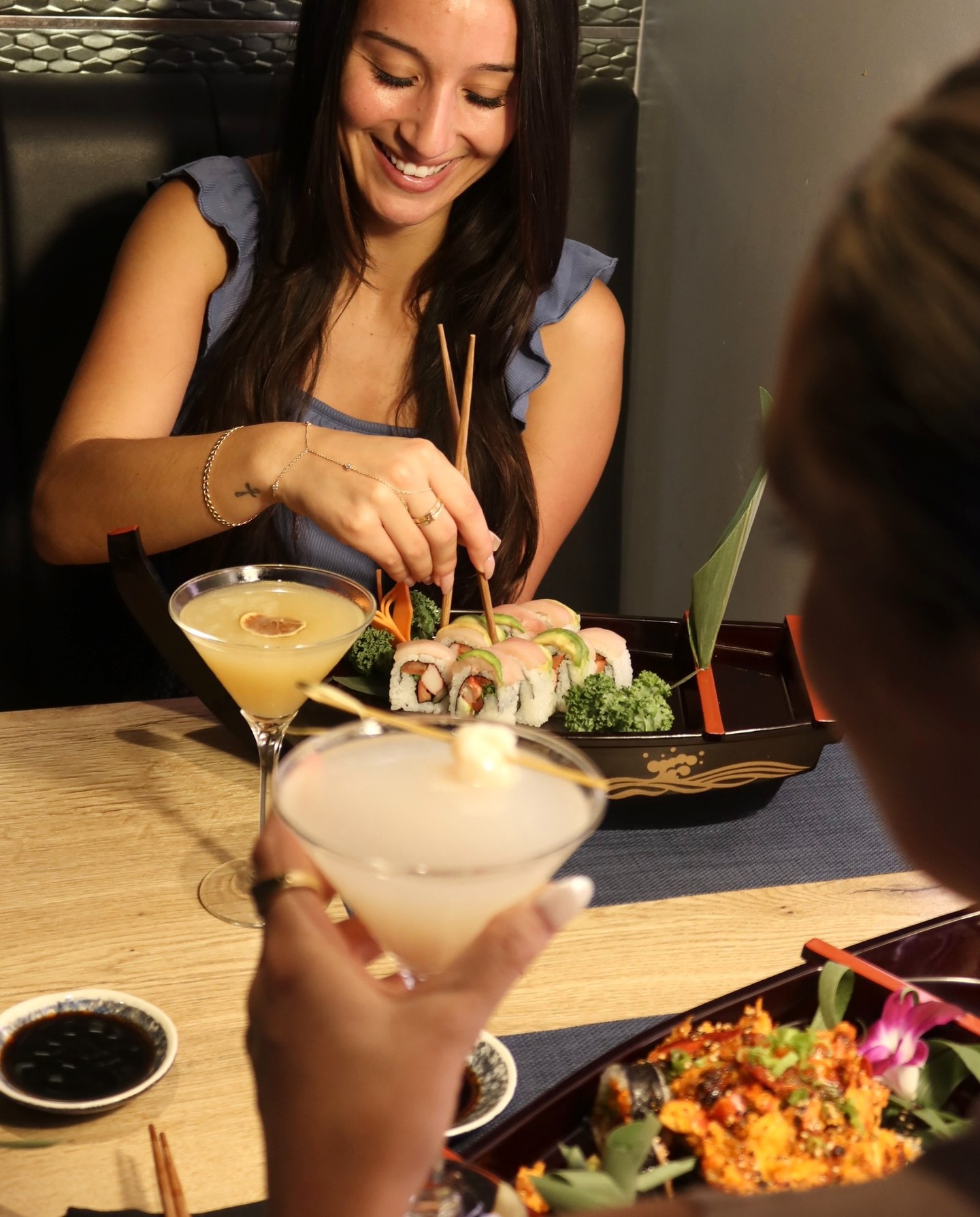Sharing sushi and cocktails with your favorite person ?? Who's joining you next time?