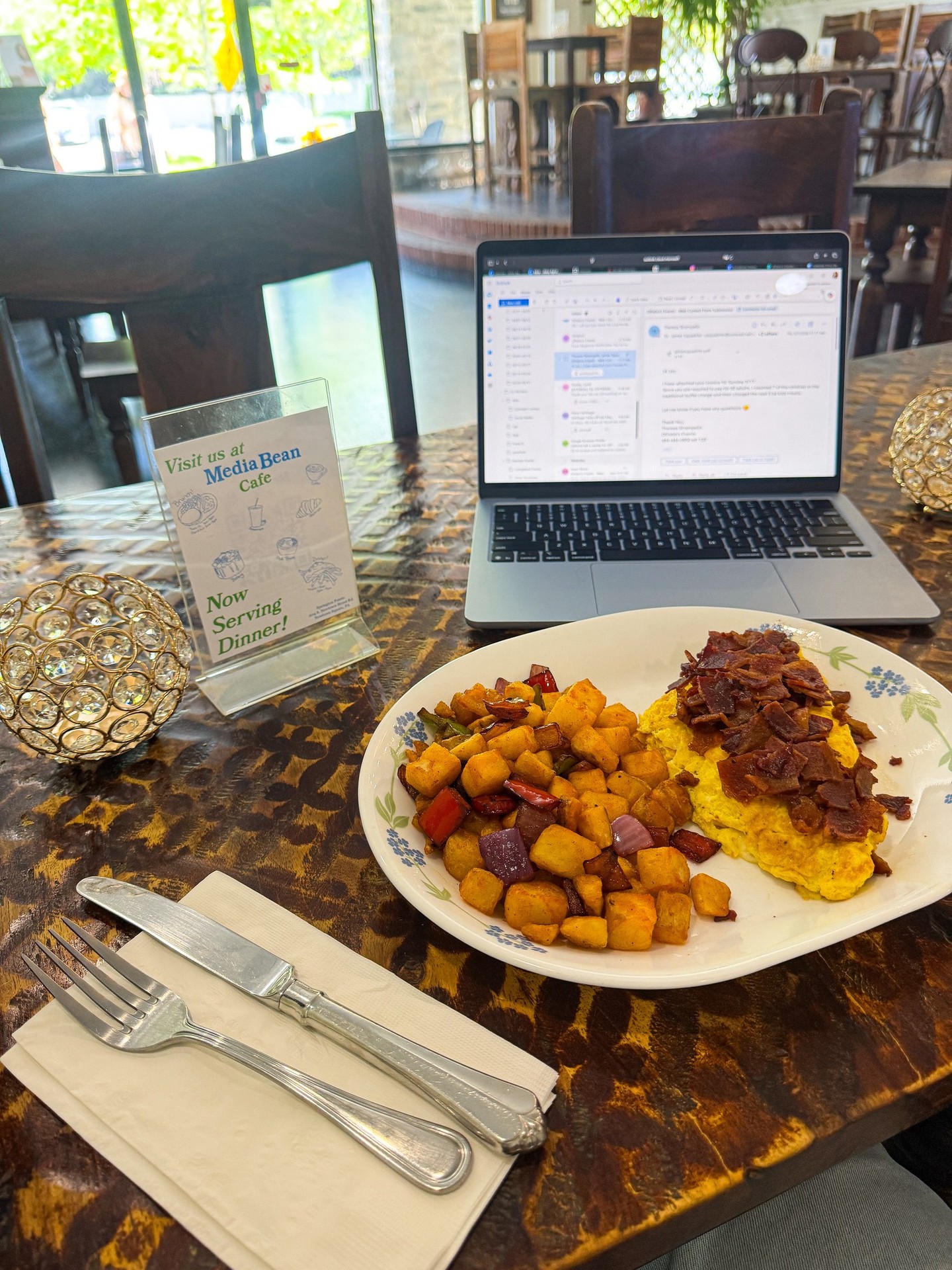 Join us for Breakfast & Lunch! ?
The perfect spot to do work, eat, drink, & MORE!☕️?️
Brunch, Farm-to-table BYOB, coffee, smoothies, baked goods, & more...✨️
Breakfast & Lunch Hours: Tuesday-Friday 7am-3pm, Saturday & Sunday 8am-3pm
Dinner Hours: Thursday-Saturday 4:30-8pm ⏰️
Address: 204 S Newtown Street Rd Newtown Square, PA ?
Phone Number: 610-755-3559 ?
Website: mediabeancafe.com ?️
Make your dinner reservations online! If you have any questions, feel free to email cas@difabiosevents.com for more information! ?️
Available on Uber Eats, Door Dash, and Grubhub ?
Don't forget- We are located next to DiFabio's Bakery! Perfect for any dessert needs! ?
#MediaBeanCafe #DinnerInspo #FarmToTable #SeasonalMenu #BYOBdining #FoodieFinds #PhillyFoodScene #DinnerPlans #Foodstagram #InstaFood #EatLocal #SupportLocalEats #CozyDining #DateNightSpots #RestaurantVibes #FoodLovers #NewMenuDrop #SneakPeekMenu #WeekendEats