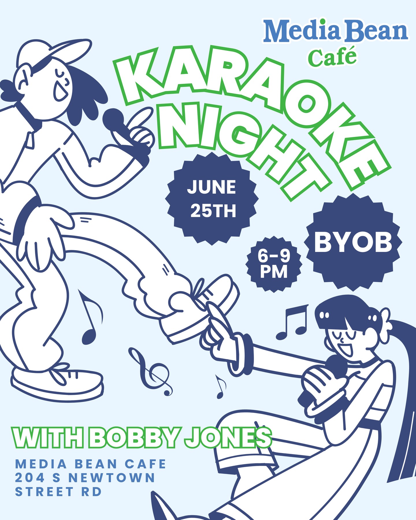Join us TONIGHT for BYOB Karaoke with Bobby Jones! ??
Farm-to-table BYOB featuring homemade fare, cocktail mixers, and dessert✨️
Dinner Hours: Thursday-Saturday 4:30-8PM ⏰️
Address: 204 S Newtown Street Rd Newtown Square, PA ?
Phone Number: 610-755-3559 ?
Website: mediabeancafe.com ?️
Make your dinner reservations online! If you have any questions, feel free to email cas@difabiosevents.com for more information! ?️
Available on Uber Eats, Door Dash, and Grubhub ?
Don't forget- We are located next to DiFabio's Bakery! Perfect for any dessert needs! ?
#MediaBeanCafe #DinnerInspo #FarmToTable #SeasonalMenu #BYOBdining #FoodieFinds #PhillyFoodScene #DinnerPlans #Foodstagram #InstaFood #EatLocal #SupportLocalEats #CozyDining #DateNightSpots #RestaurantVibes #FoodLovers #NewMenuDrop #SneakPeekMenu #WeekendEats