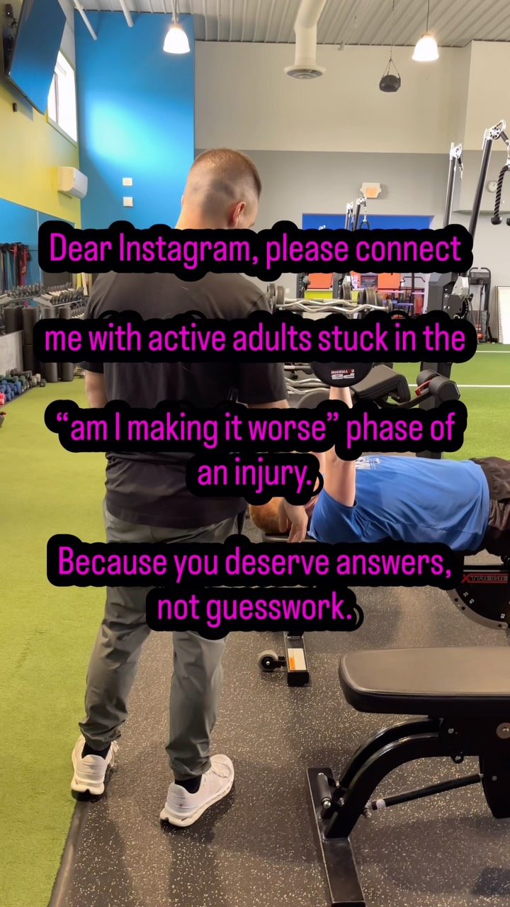 Nobody warns you about this part.
Not the pain. The second-guessing.
Wondering if today’s workout undoes yesterday’s progress.
Wondering if you’re being smart or just scared.
That mental loop can wear you down more than the injury does.
You don’t need another opinion to Google at midnight.
You need a plan built around your body, your sport, your goals.