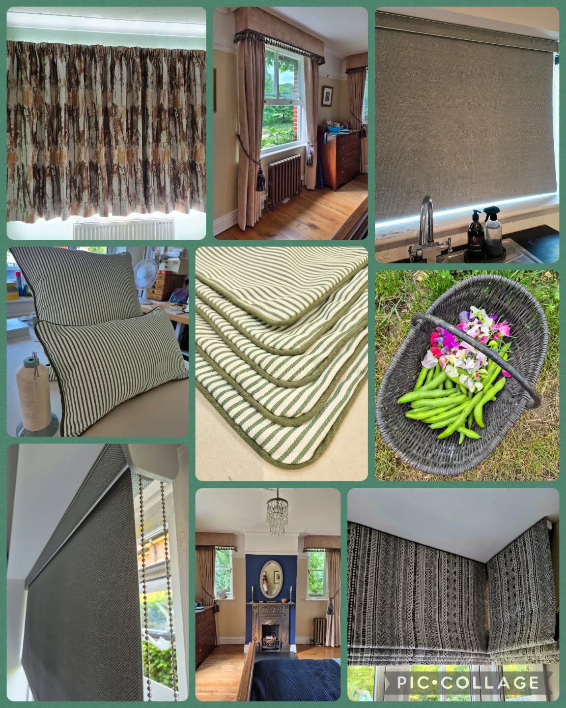 June was a hot one! And busy too...plenty of work going on at Honeybee headquarters, and lots going on at my allotment. With another heatwave on the way, I hope we all manage to stay cool ?
#pelmets #bespokepelmets #bespokecurtainsandblinds #madetomeasurecurtainsandblinds #madetomeasureblinds