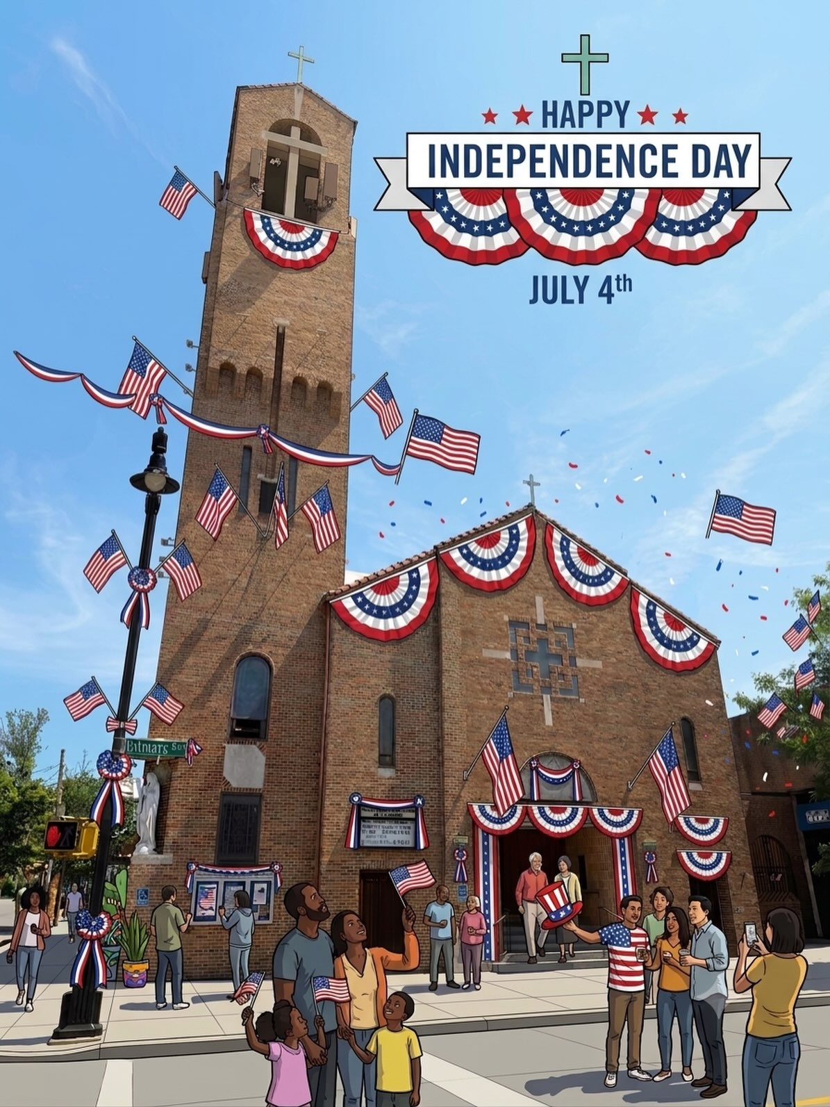 God Bless America
AI-generated greeting.