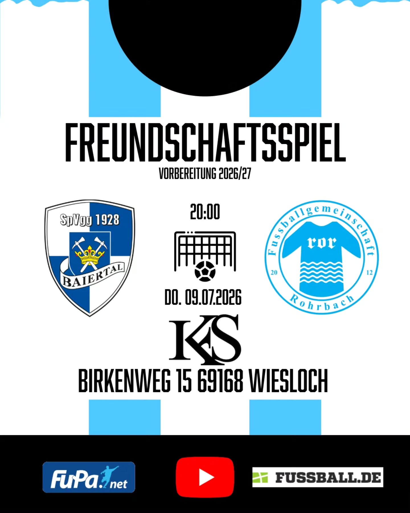 Guess who's back? ???
Erstes Testspiel unserer @rohrbachsherren gegen die SG Baiertal/Schatthausen aus der Kreisklasse A Heidelberg, natürlich live und exklusiv auf Youtube.com/@fgrohrbach ??❤️
---
?@alextimtiedl
#fgrohrbach2012 #dfb #badfv #fussball #heidelberg