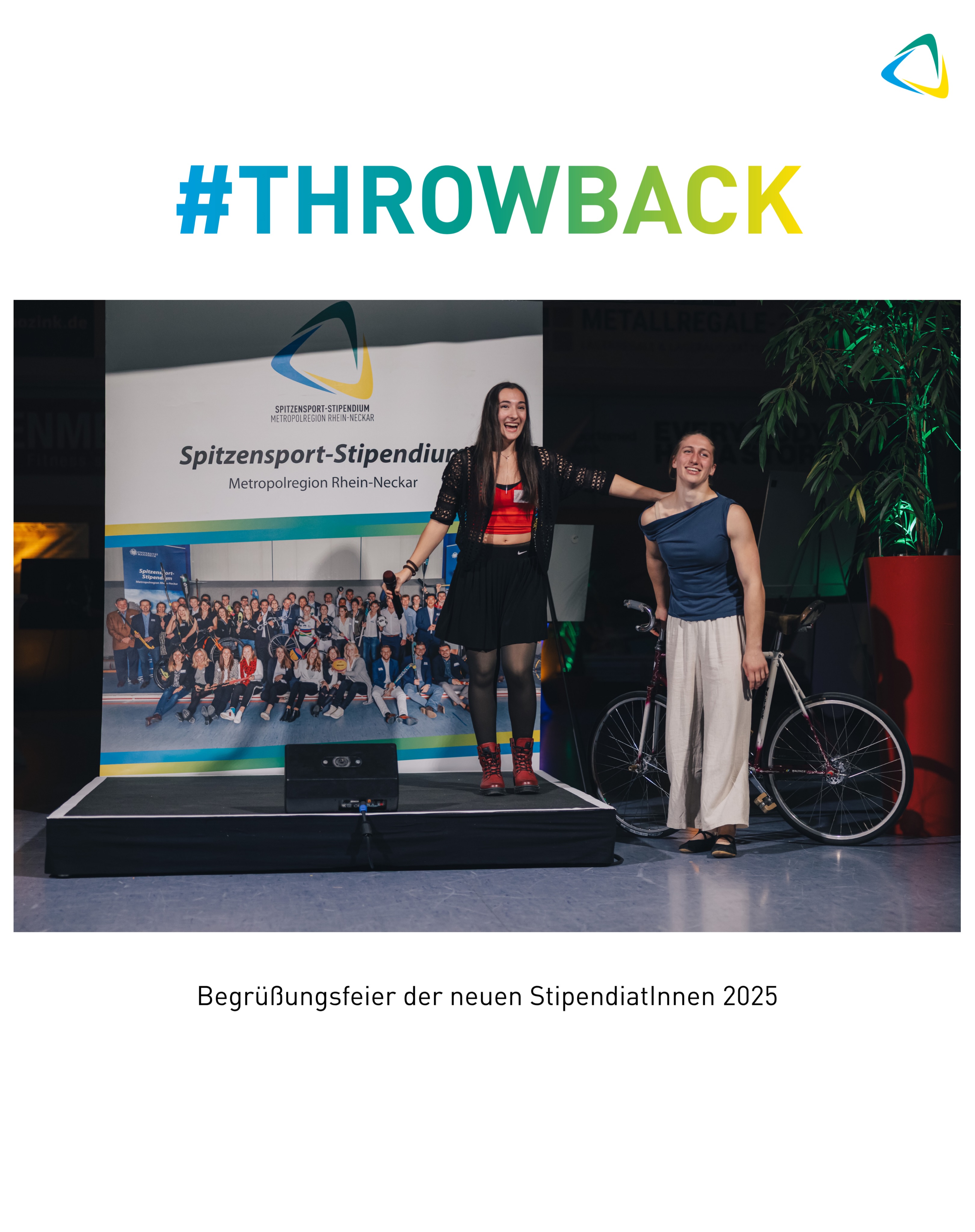 ? #ThrowbackMonday ✨
Wir blicken zurück auf die Begrüßungsfeier 2025 unserer neuen StipendiatInnen der @uni_mannheim und @uniheidelberg. ??
Neben den sportlichen Showacts durften wir ein weiteres besonderes Highlight erleben: Unsere Stipendiatin @parladoaatatar beeindruckte die Gäste mit einem emotionalen musikalischen Auftritt. ?✨ Parla ist nicht nur sportlich und akademisch erfolgreich, sondern begeistert auch mit ihrem musikalischen Talent.
Begleitet wurde ihr Gesang von @circus_raph , die mit einer beeindruckenden Kunstrad-Performance den Auftritt untermalte – und das mitten in ihrer Vorbereitung auf eine große Meisterschaft. ?♀️?
Gemeinsam sorgten die beiden für einen unvergesslichen Moment und begeisterten das Publikum. Vielen Dank für diese außergewöhnliche Darbietung! ??